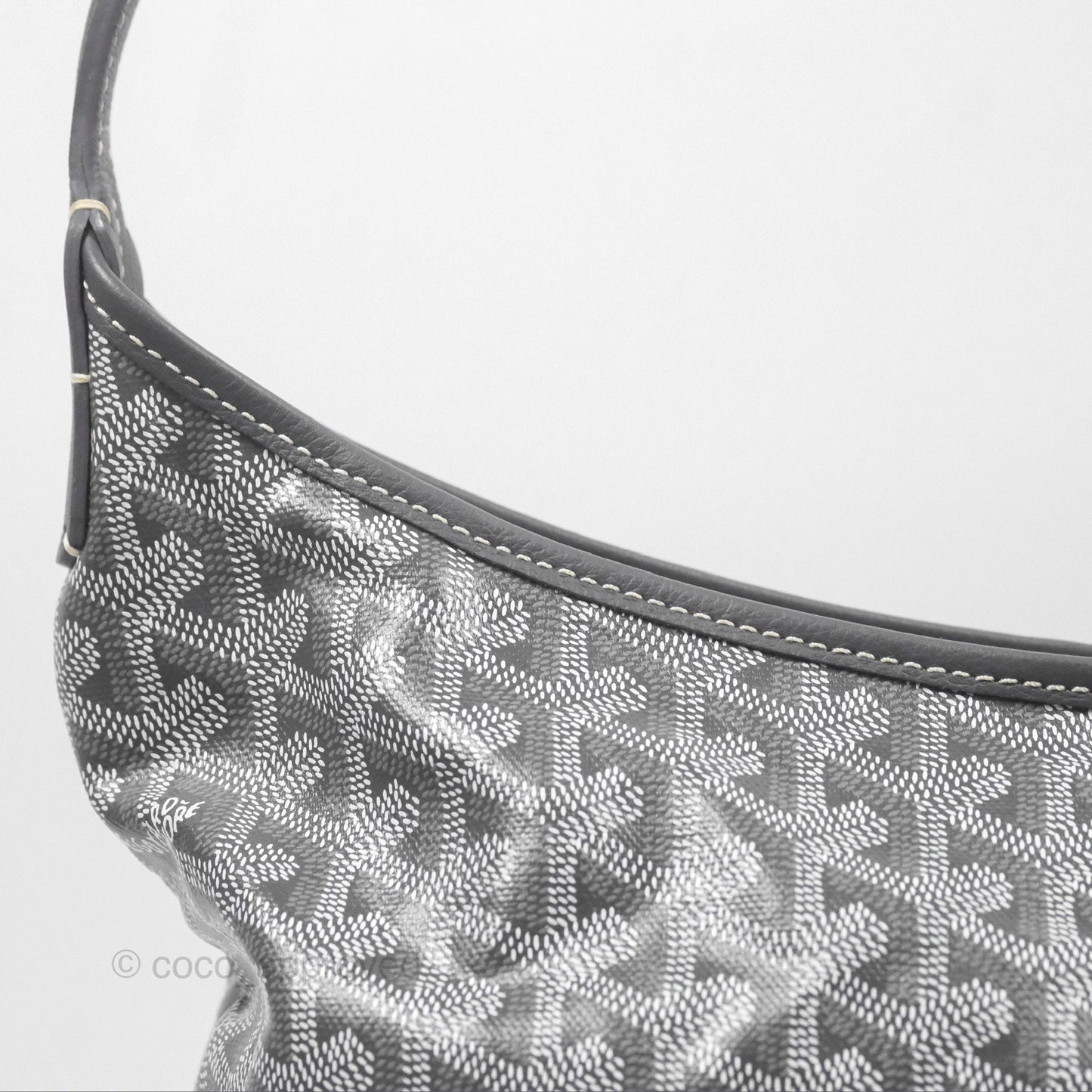Goyard Bohème Hobo Bag Grey Goyardine Canvas