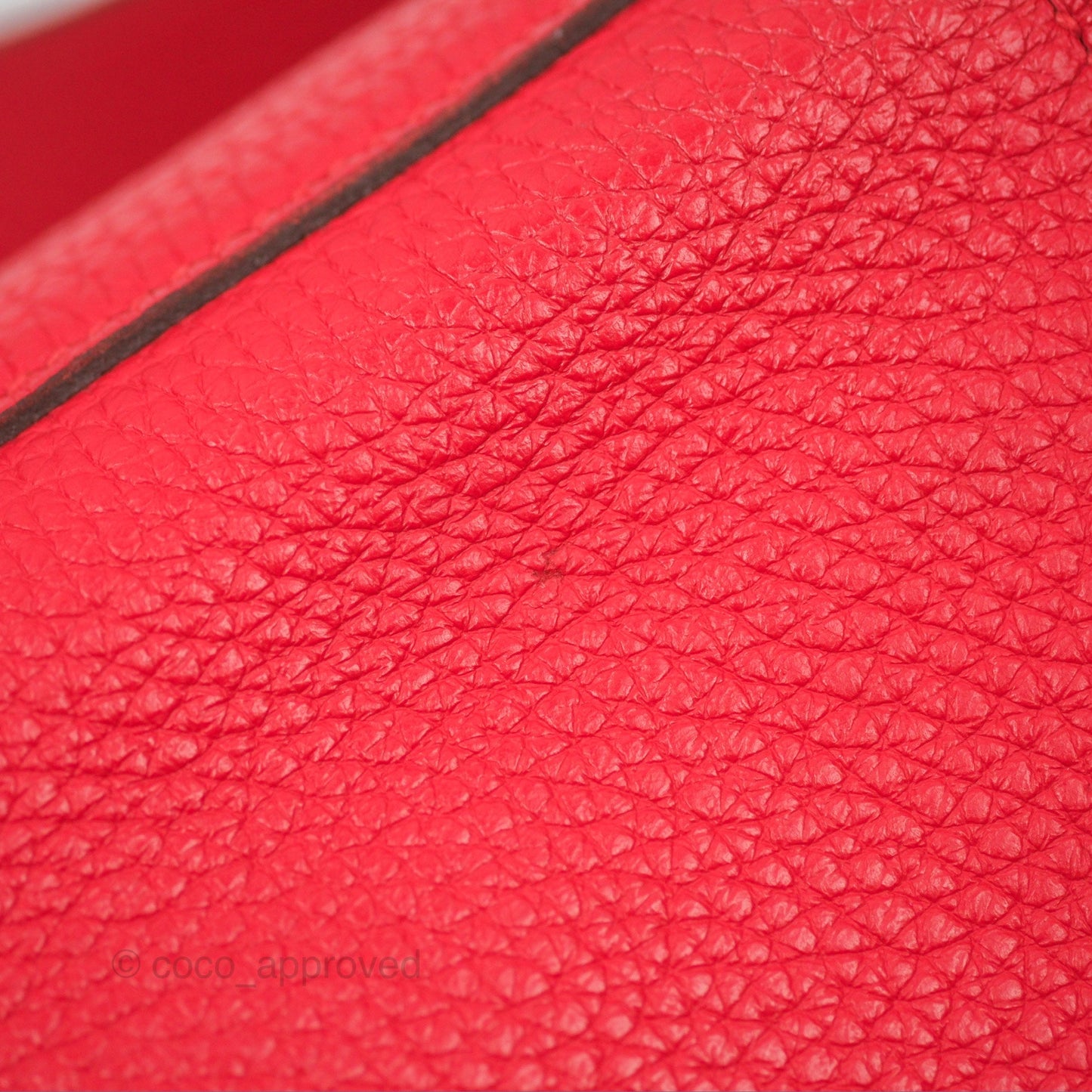 Hermès Lindy 26 Rouge Tomate Clemence Gold Hardware