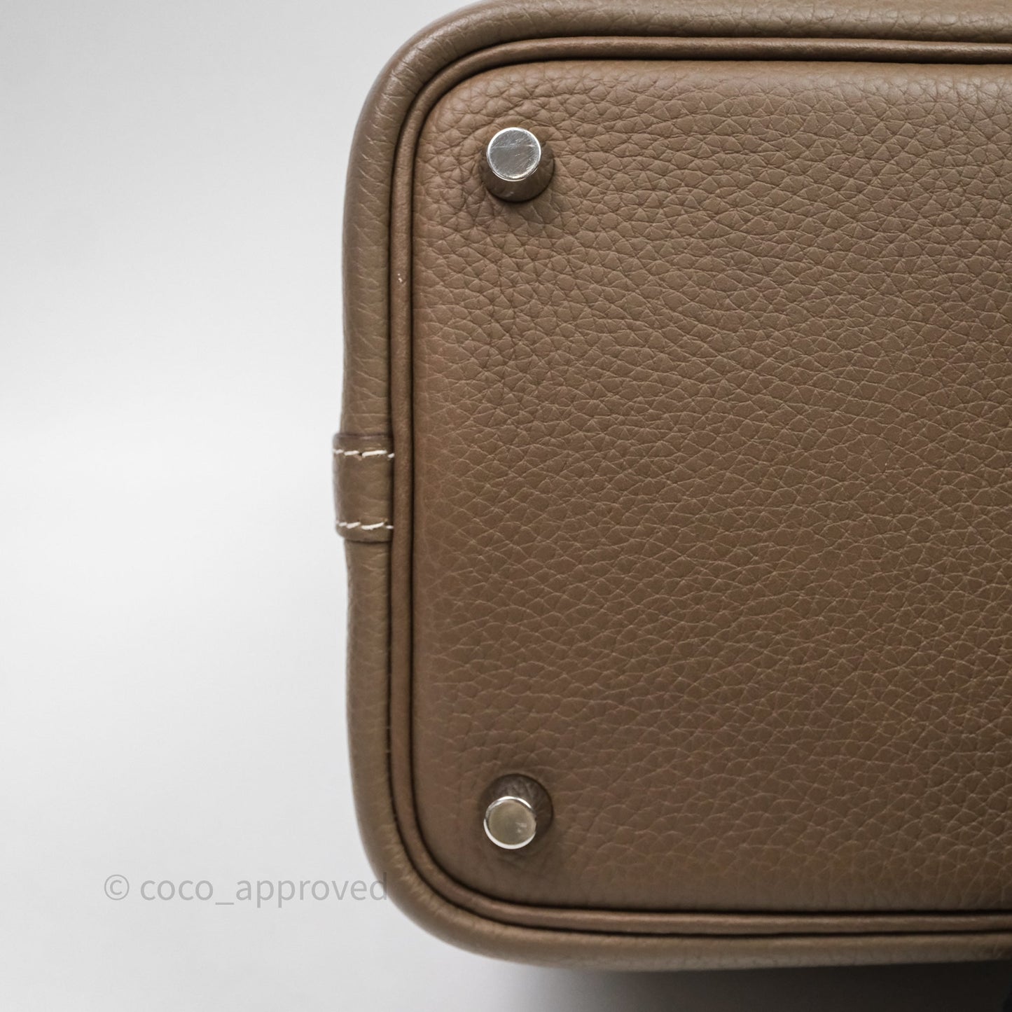 Hermès Picotin Lock 18 Etoupe Clemence Palladium Hardware