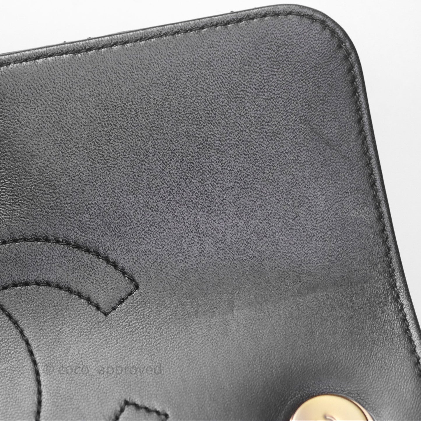 Chanel Trendy CC Small Black Lambskin Rose Gold Hardware
