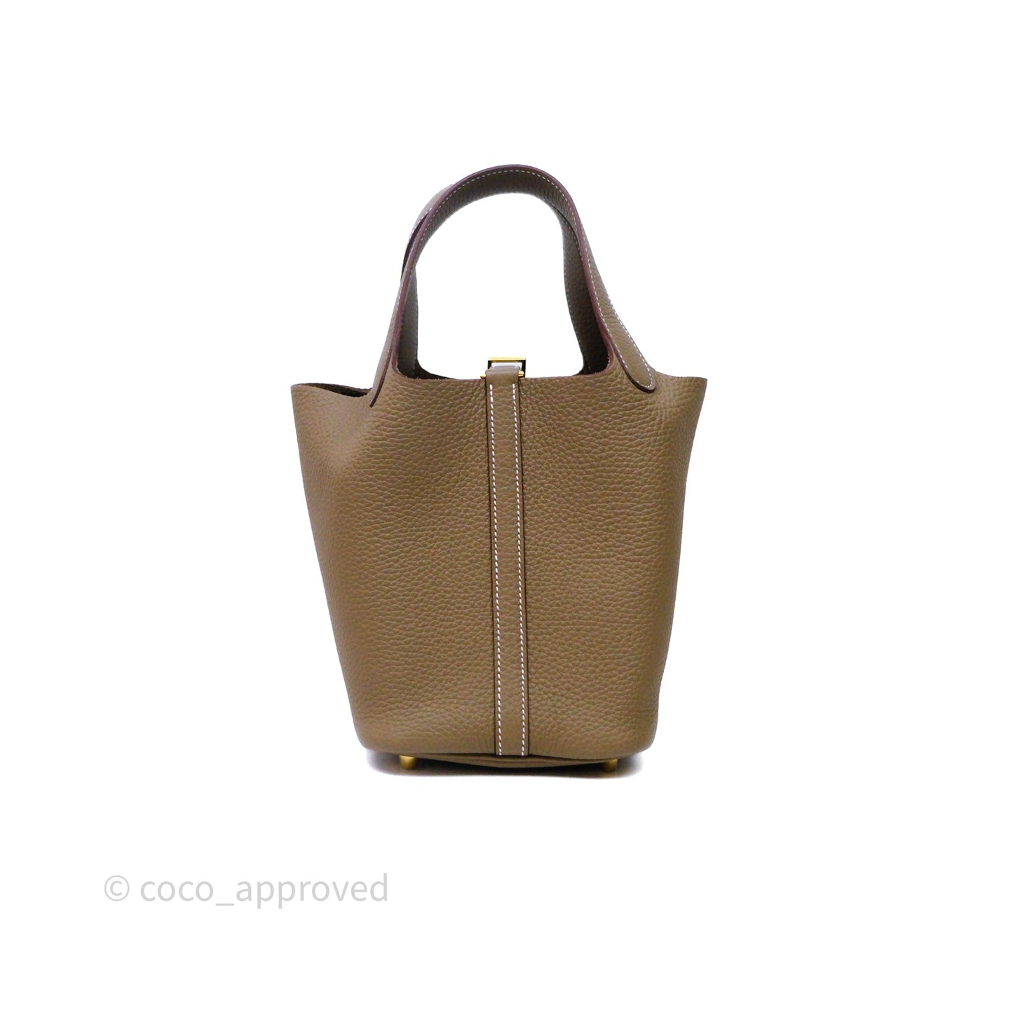 Hermès Picotin Lock 18 Etoupe Clemence Gold Hardware