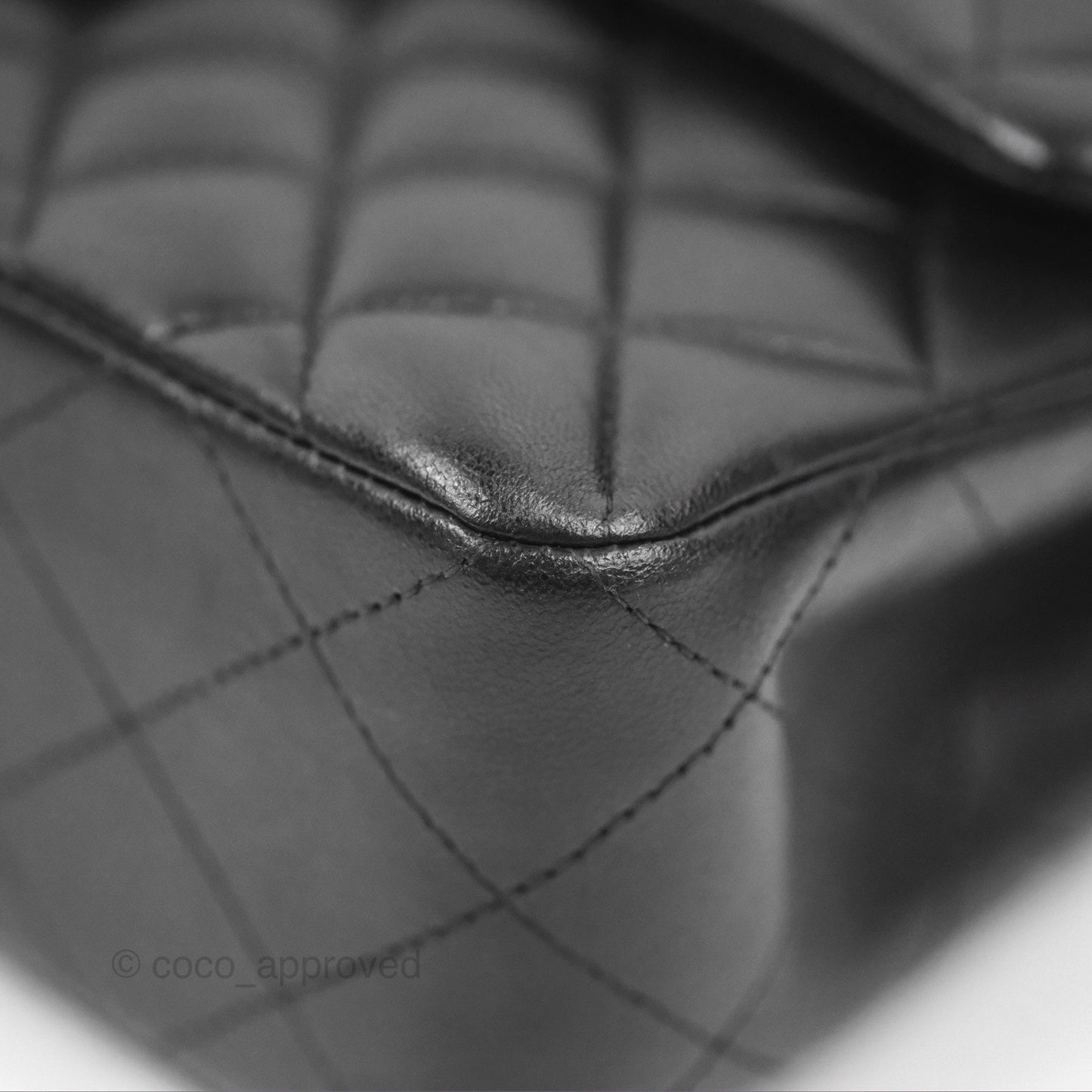 Chanel Small Classic Quilted Flap Black Lambskin Silver Hardware