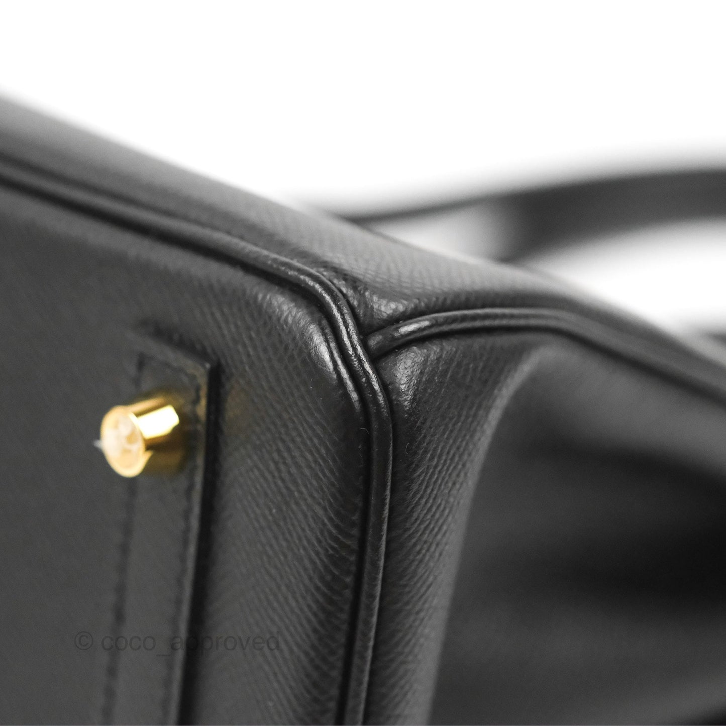 Hermès Birkin 30 Black Epsom Gold Hardware