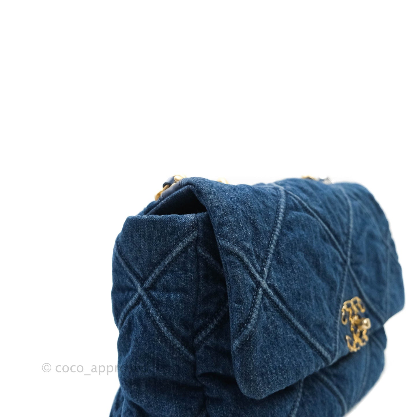 Chanel 19 Medium Dark Denim Mixed Hardware
