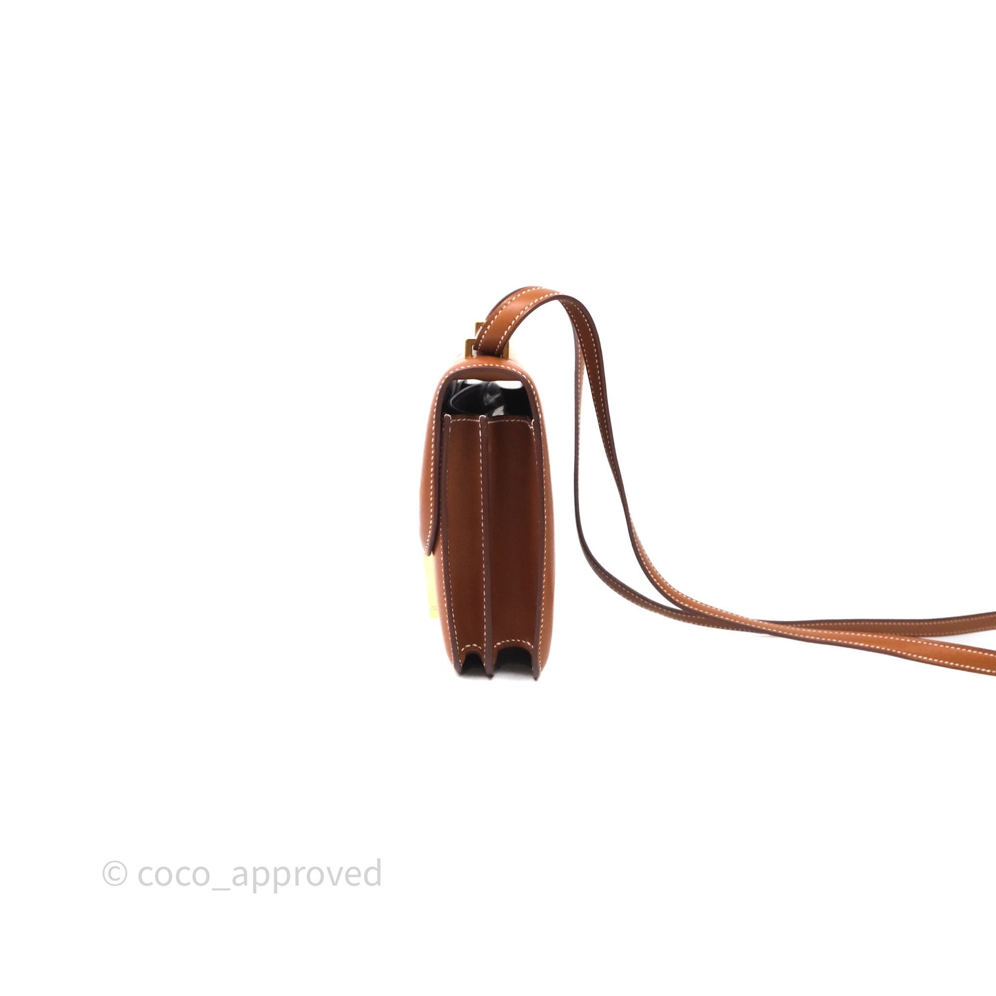 Hermès Constance Mini Smooth Barenia Leather Gold Hardware