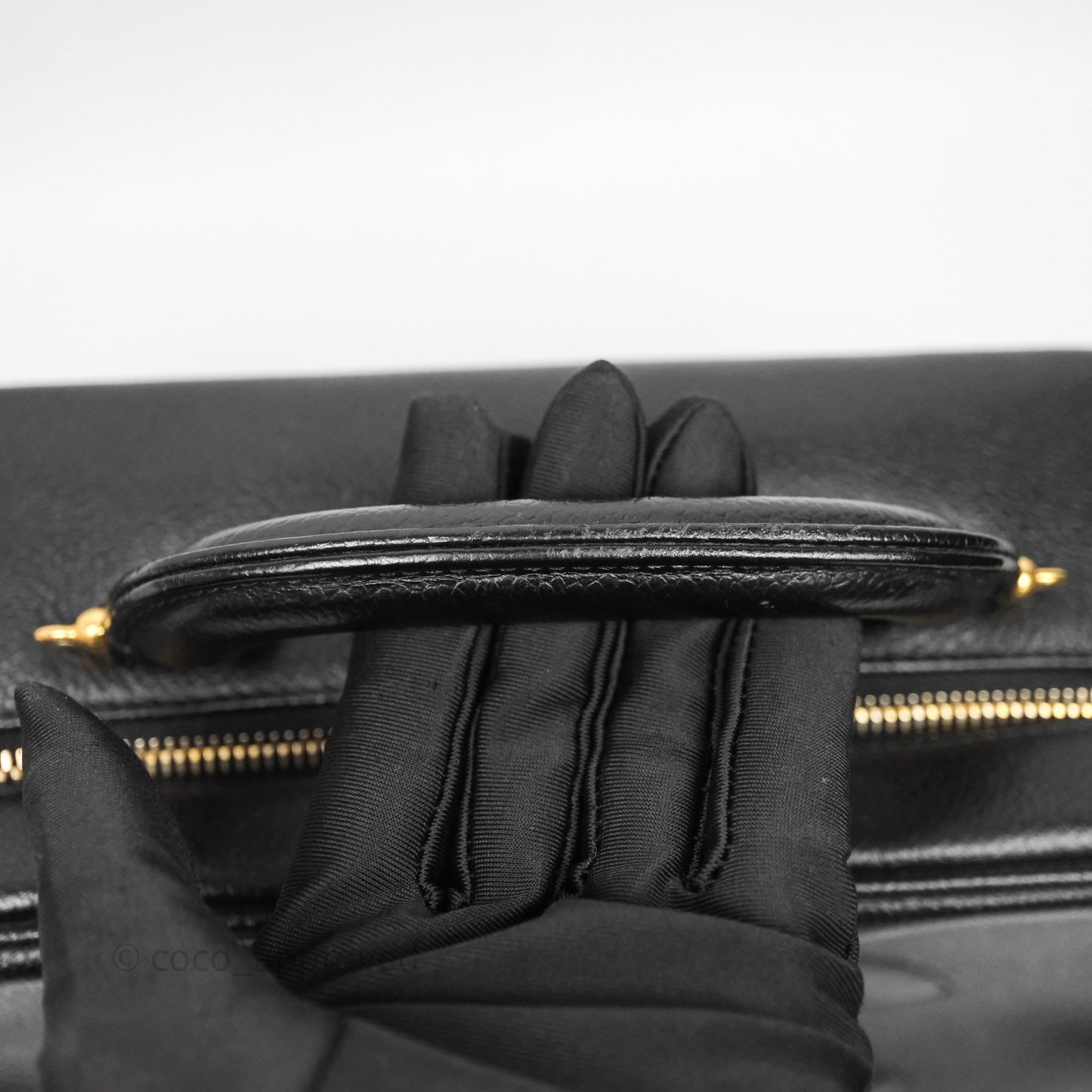 Chanel Vintage Timeless Vanity Case Caviar 24K Gold Hardware