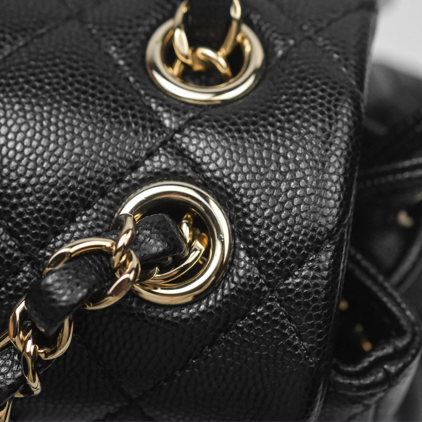 Chanel Small Urban Spirit Backpack Black Caviar Gold Hardware 23S