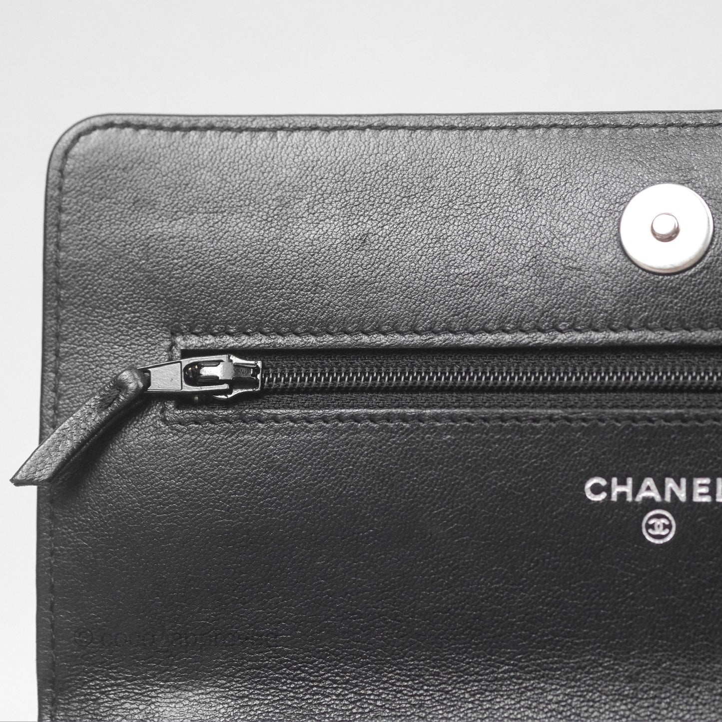 Chanel 19 Wallet on Chain WOC Black Mixed Hardware