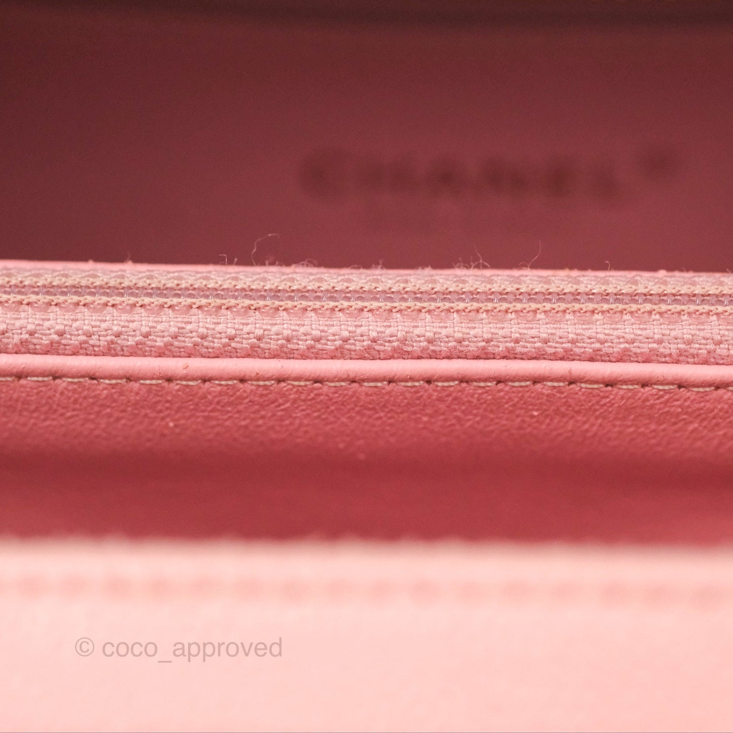 Chanel Quilted Medium CC Filigree Vanity Case Pink Caviar Gold Hardware