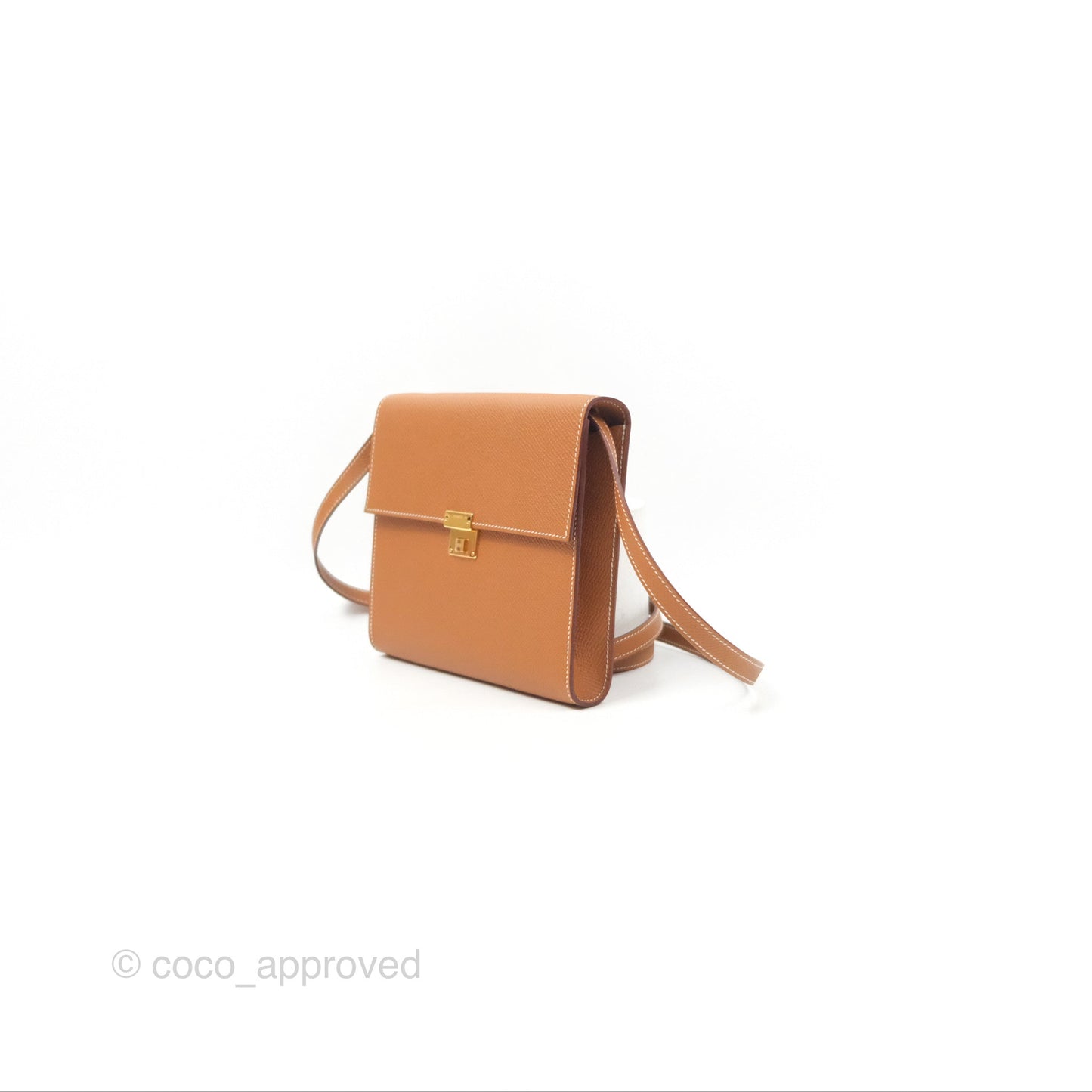 Hermès Clic 16 Wallet On Chain Gold Epsom Gold Hardware