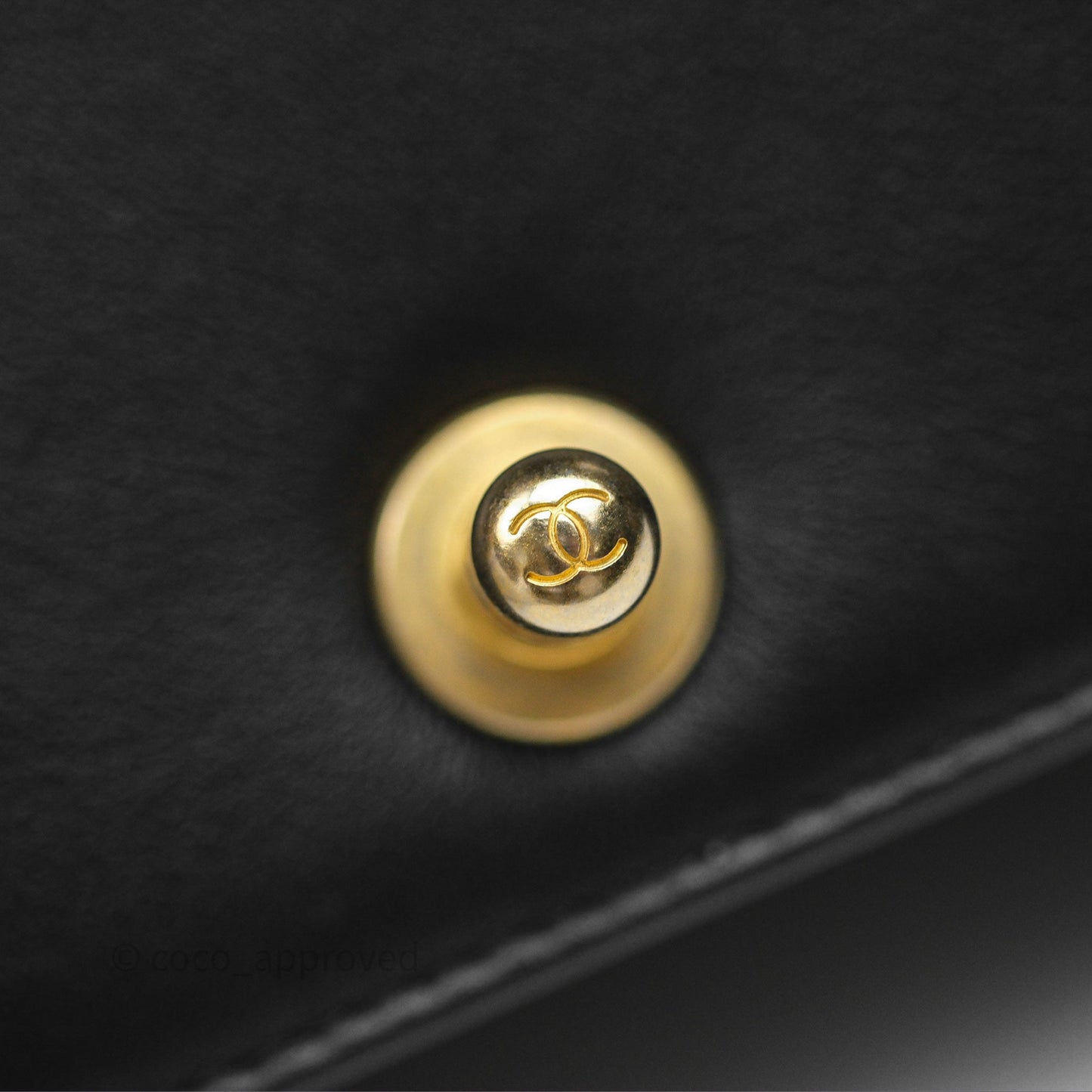 Chanel Small Boy Black Lambskin Aged Gold Hardware