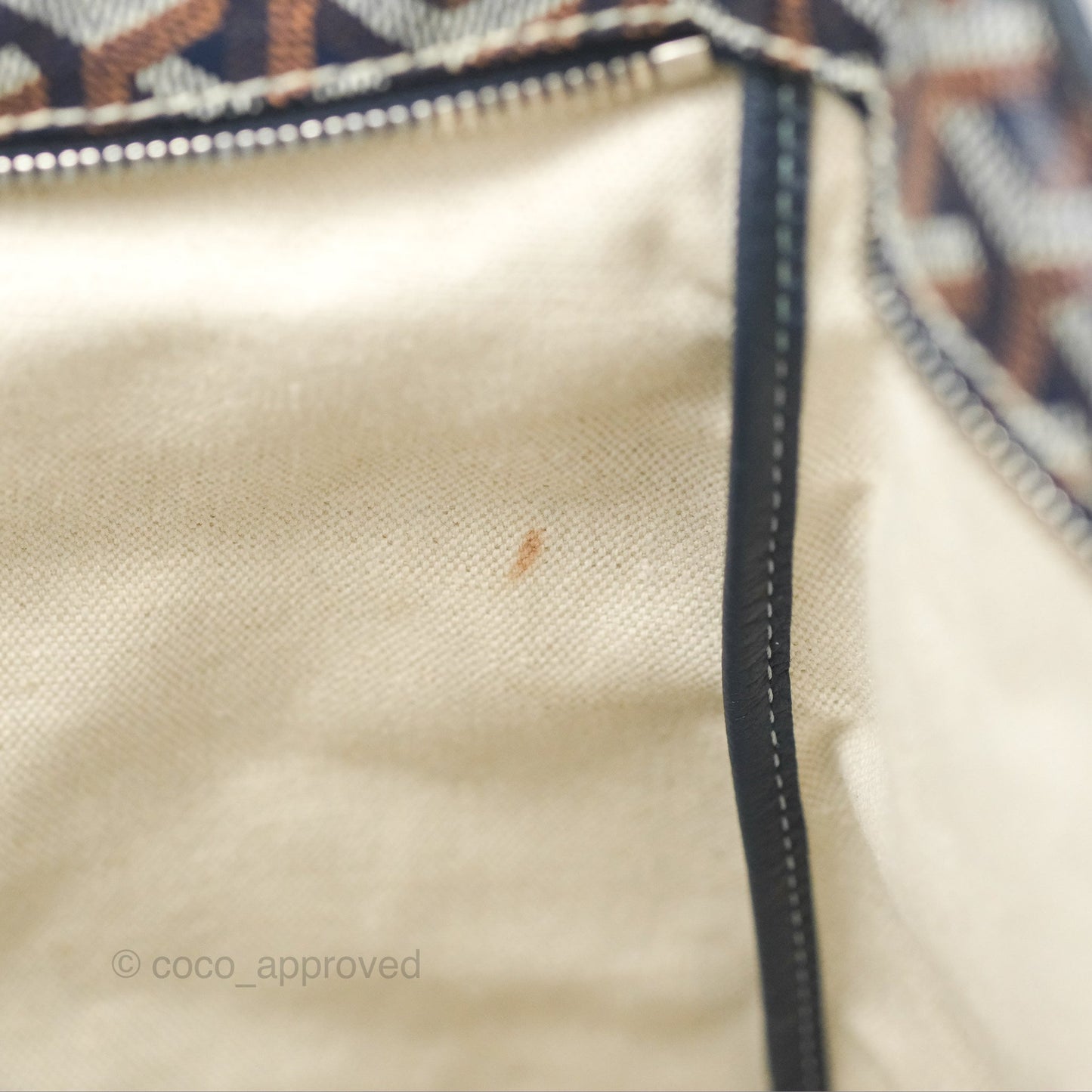 Goyard Bohème Hobo Bag Navy Goyardine Canvas