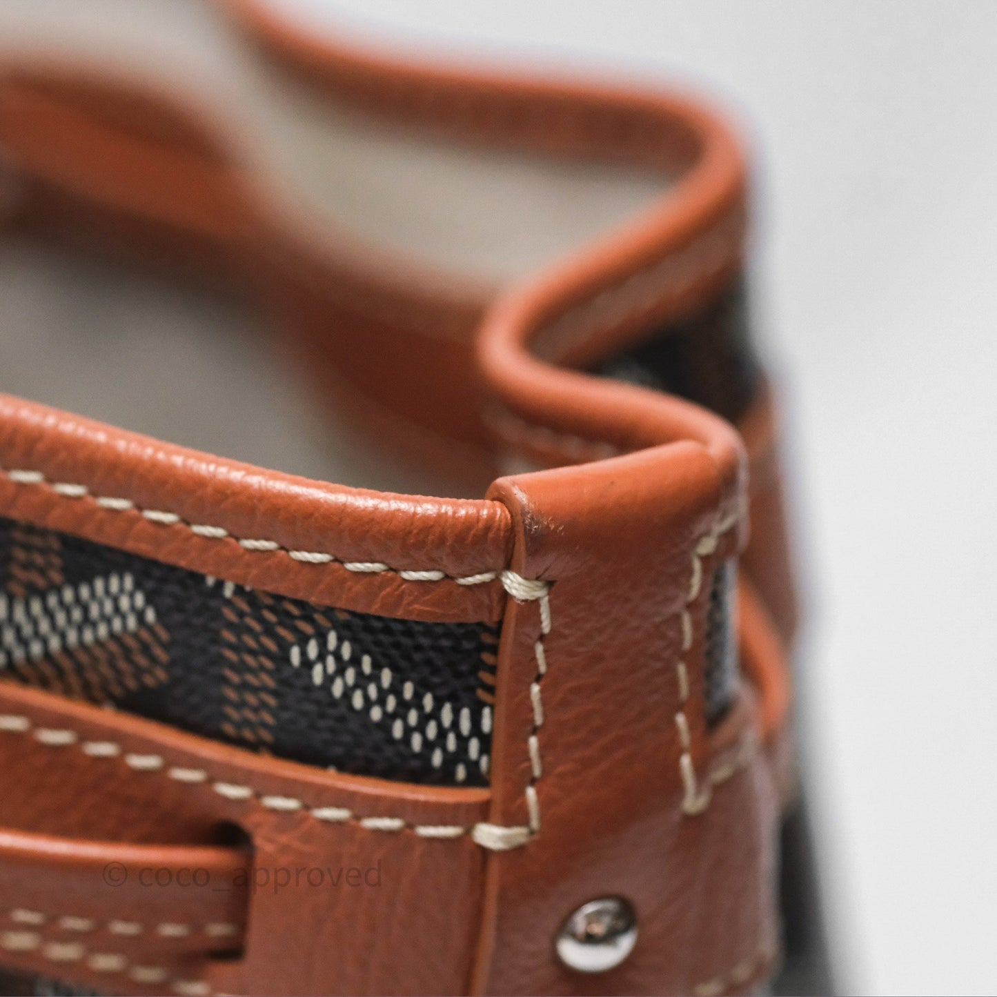 Goyard Petit Flot Bucket Bag Black & Tan Goyardine