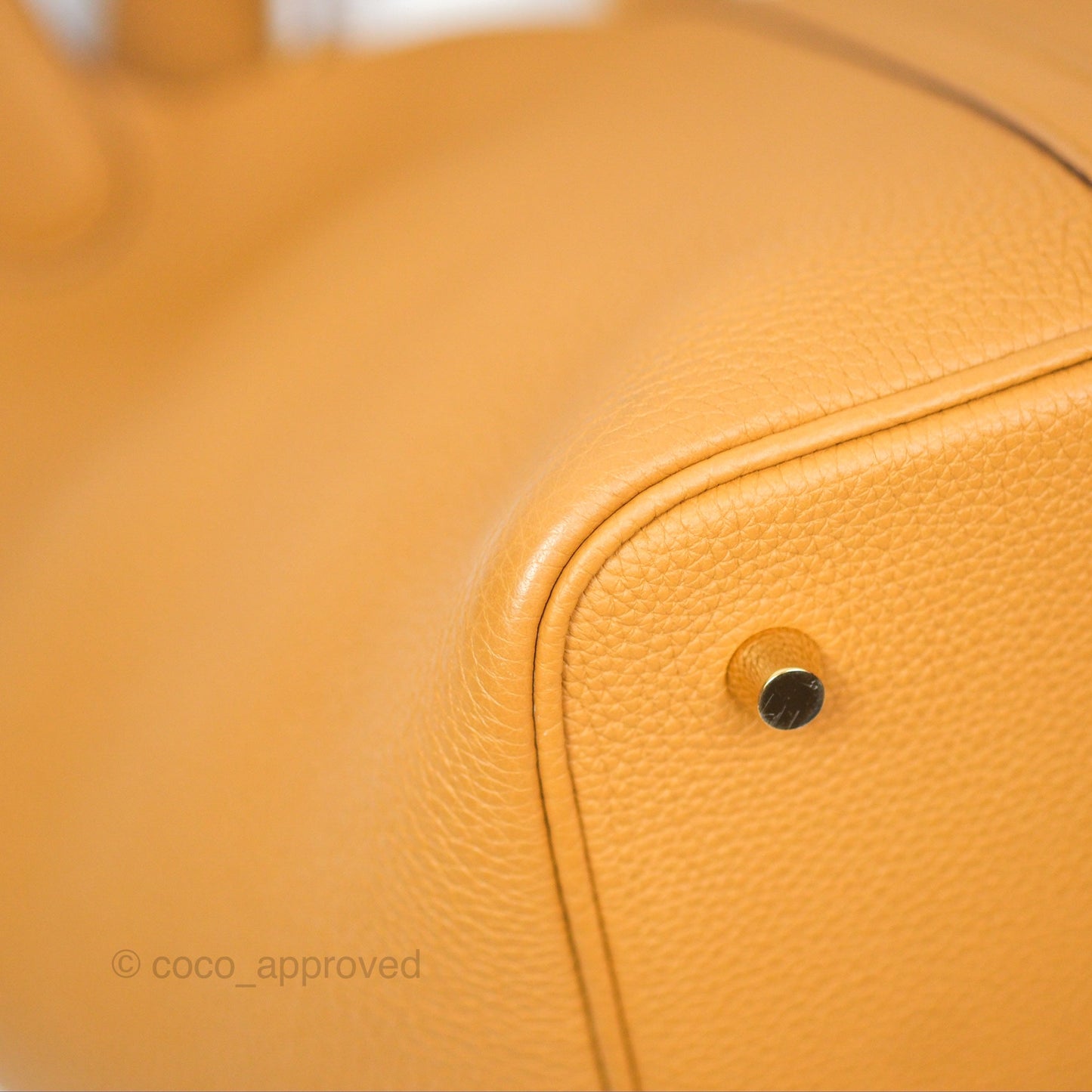 Hermès Picotin 22 Sesame 2S TM Gold Hardware