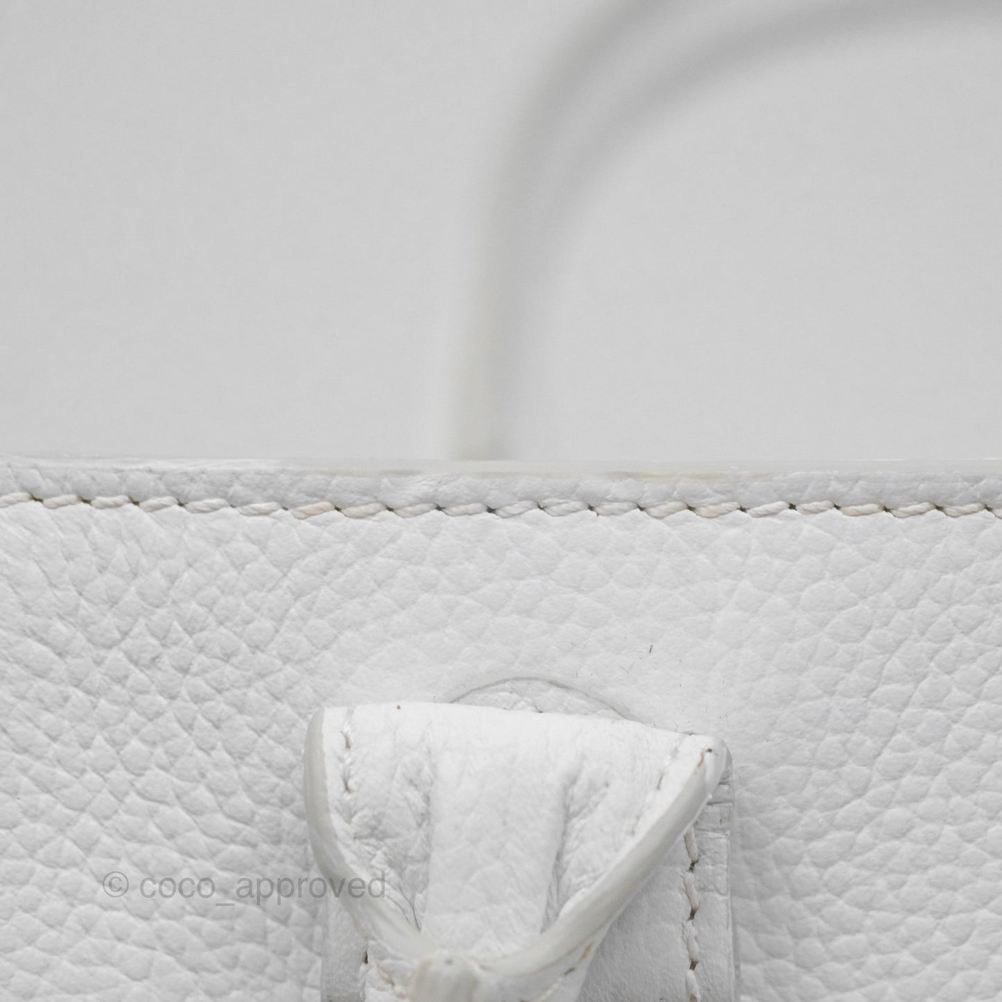 Chanel Mini Neo Executive Shopper Tote White Grained Calfskin Silver Hardware