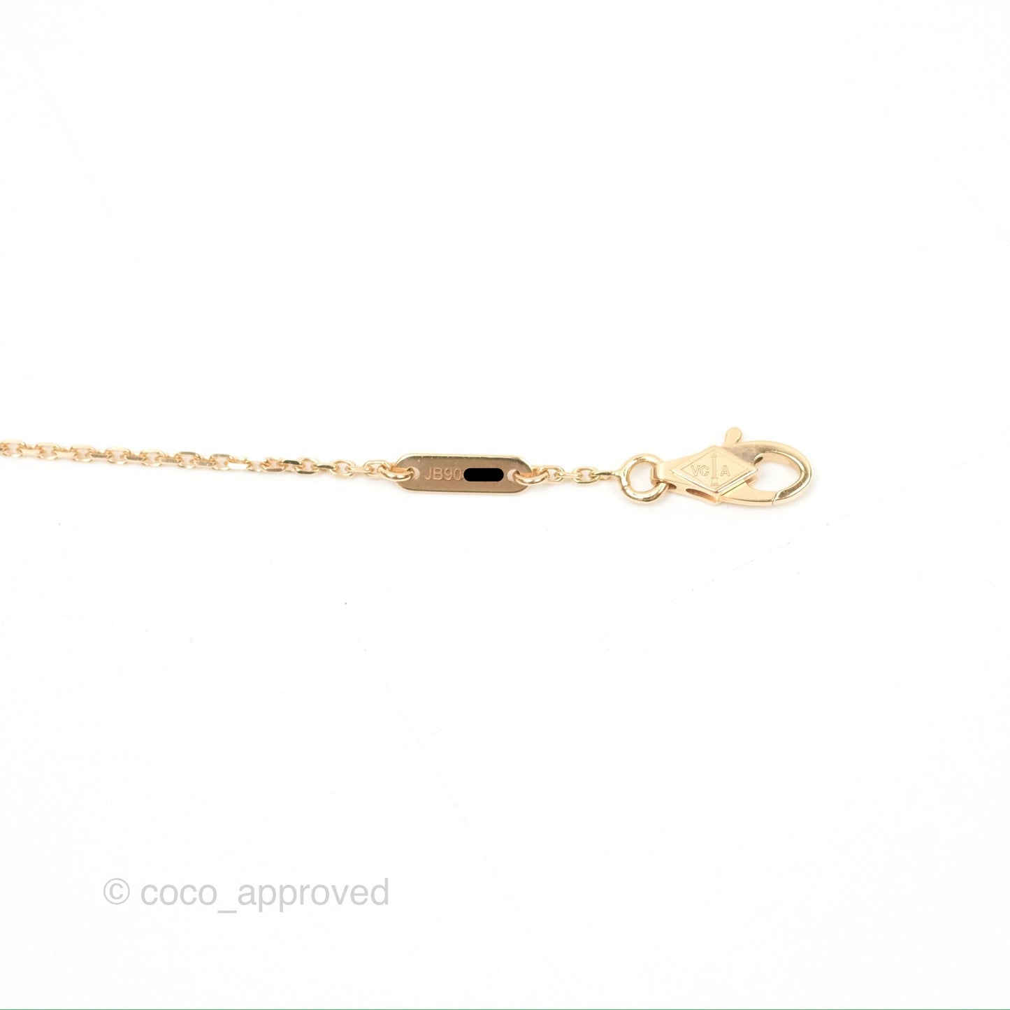 Van Cleef & Arpels Sweet Alhambra Bracelet Rose Gold Red Carnelian