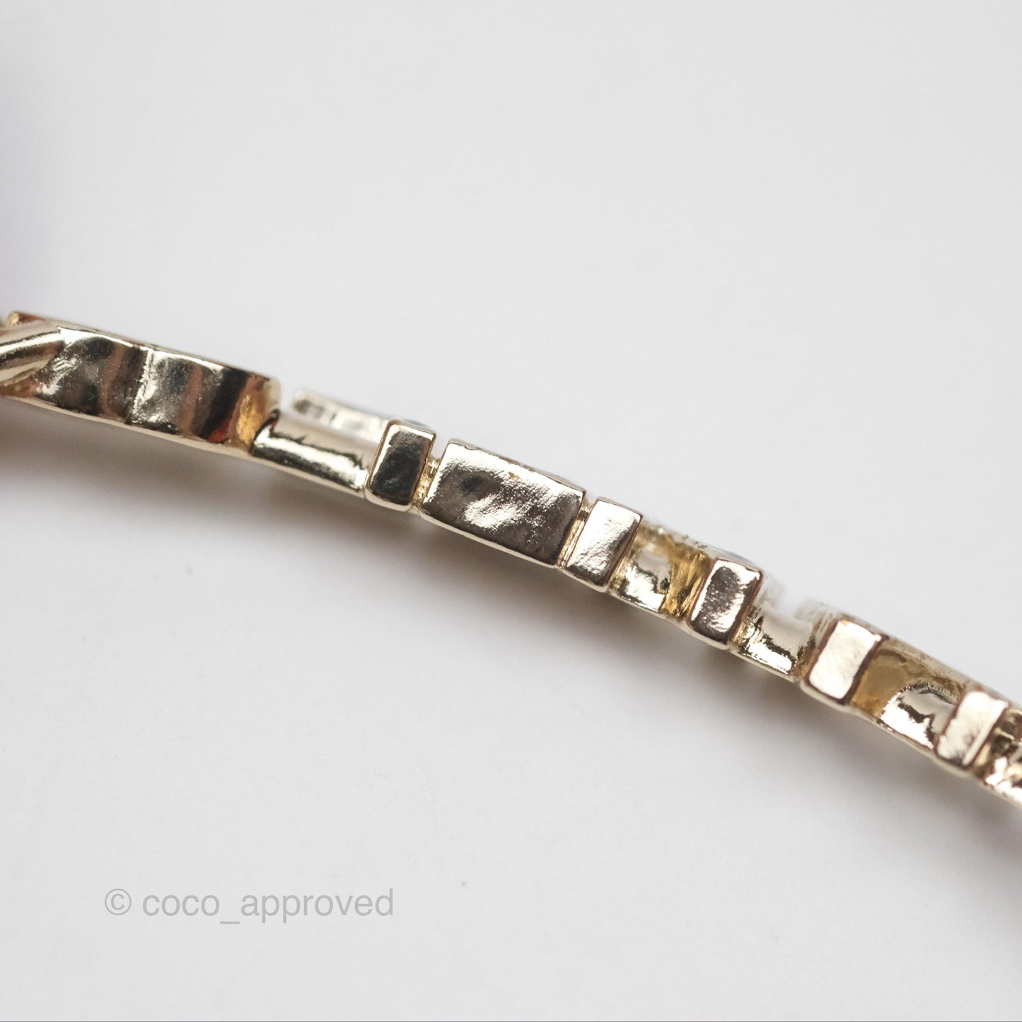 Chanel Logo Chain Choker Gold Tone 22S