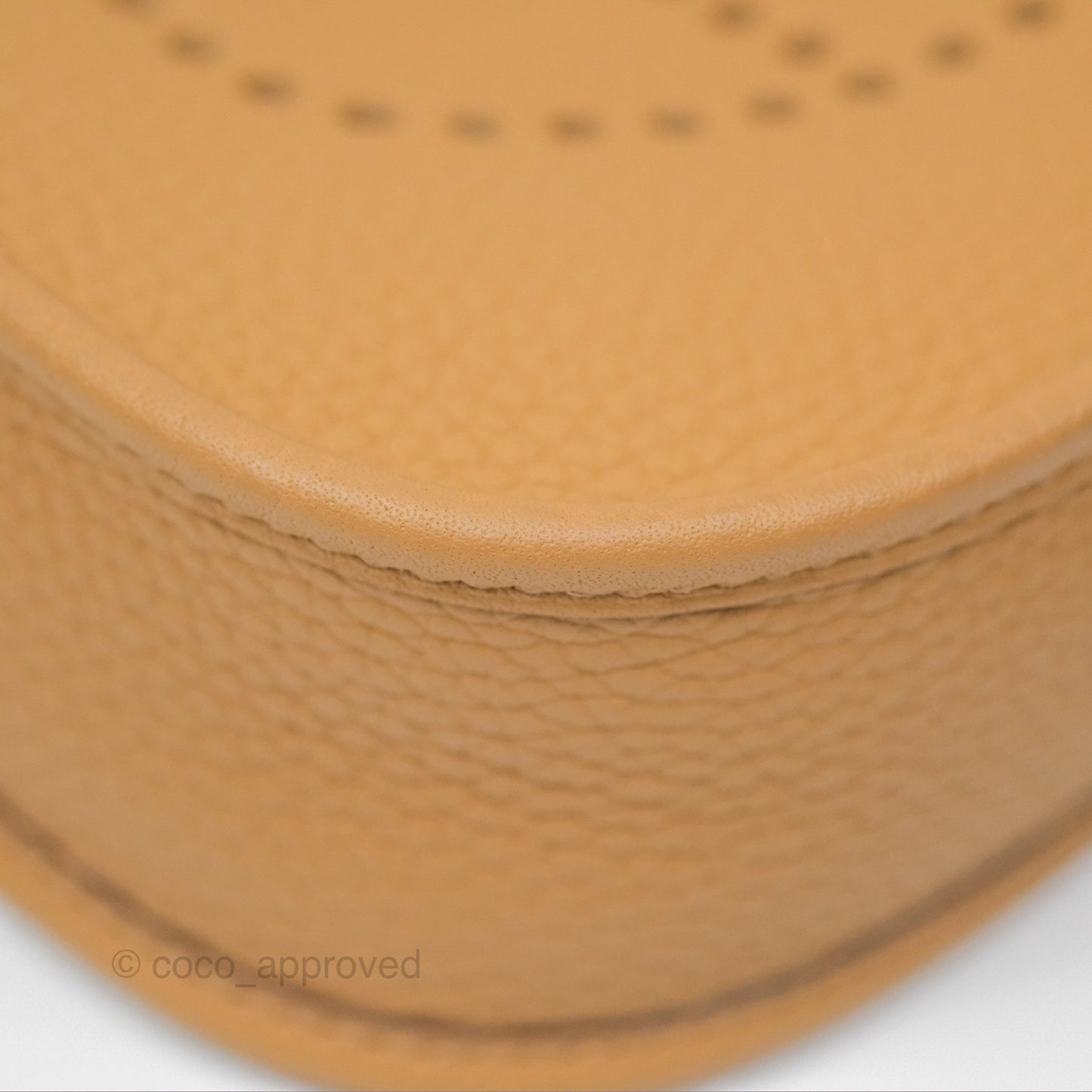 Hermès Mini Evelyne 16 Biscuit 48 Clemence Palladium Hardware