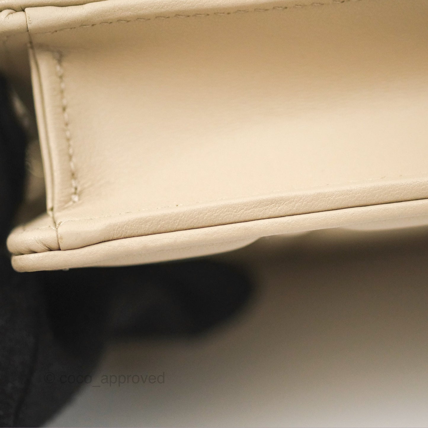Dior Lady Dior Pouch on Chain Sand Cannage Lambskin