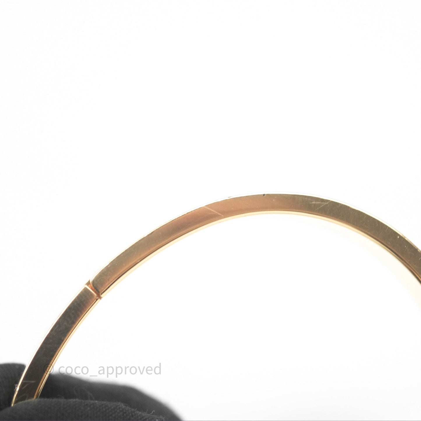 Hermès Clic H Bracelet Black Rose Gold PM