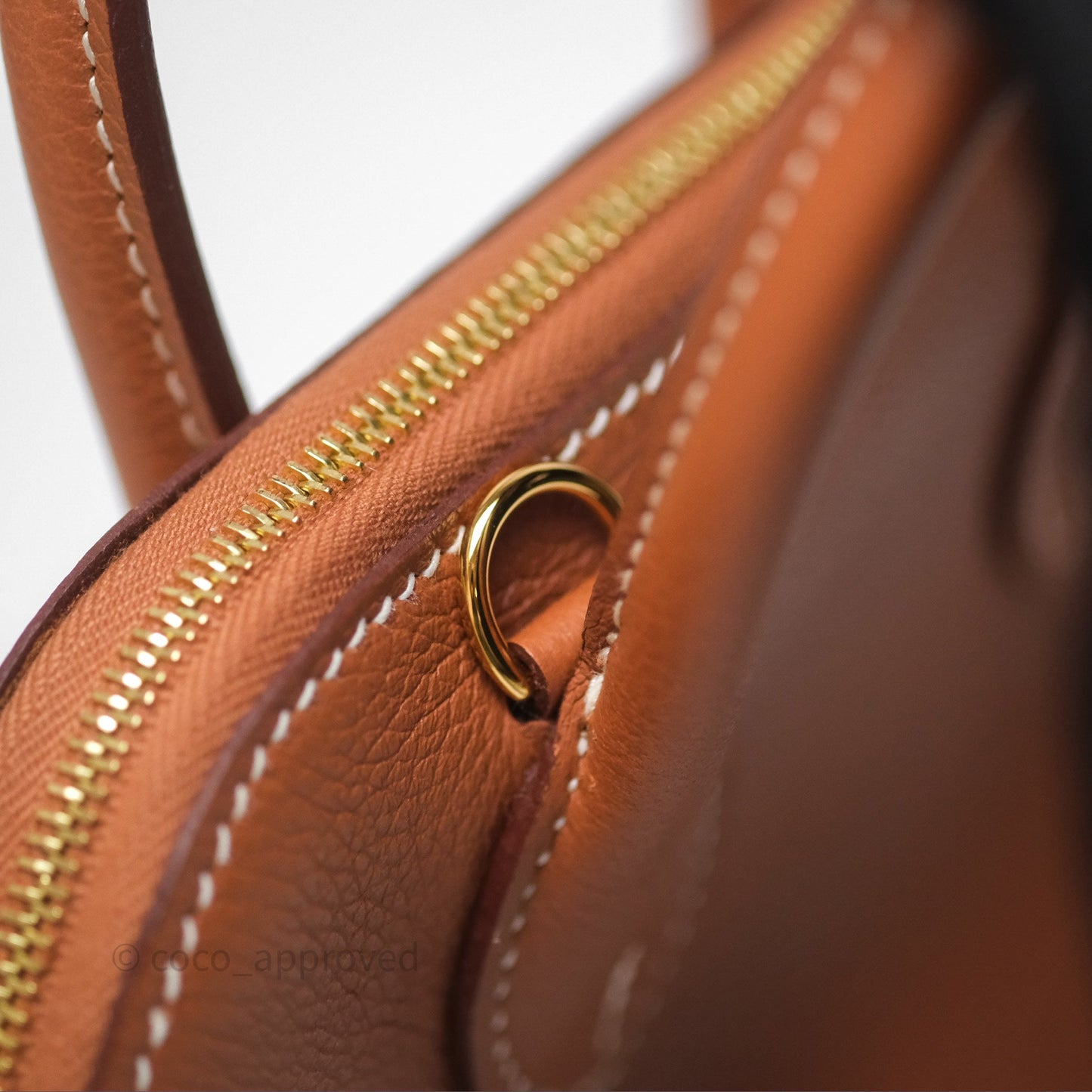 Hermès Bolide Mini 1923 Gold 37 Evercolor Gold Hardware