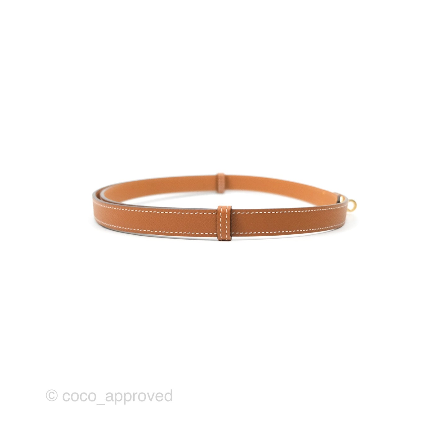 Hermès Kelly Buckle Belt Gold Epsom Gold Hardware