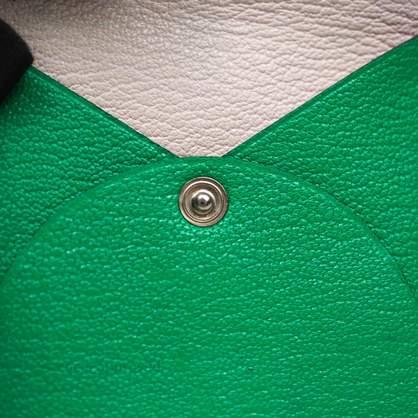 Hermès Bastia Coin Purse Green