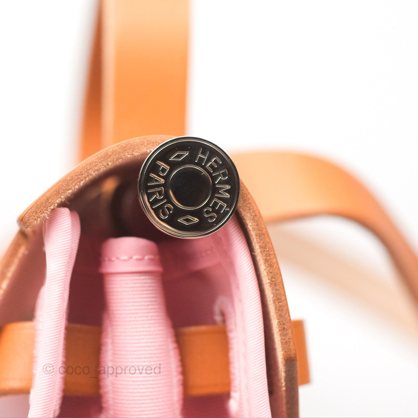 Hermès Herbag Zip 31 Rose Sakura 3Q Canvas Palladium Hardware