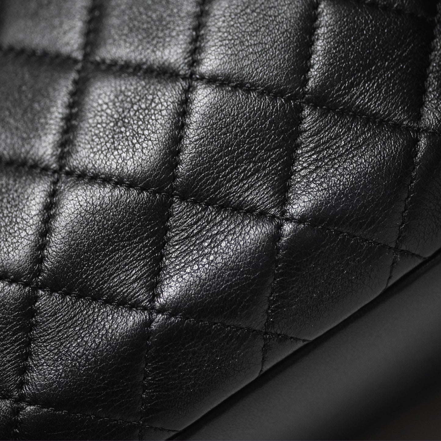 Chanel Quilted Large Duma Drawstring Backpack Black Lambskin Gold Hardware