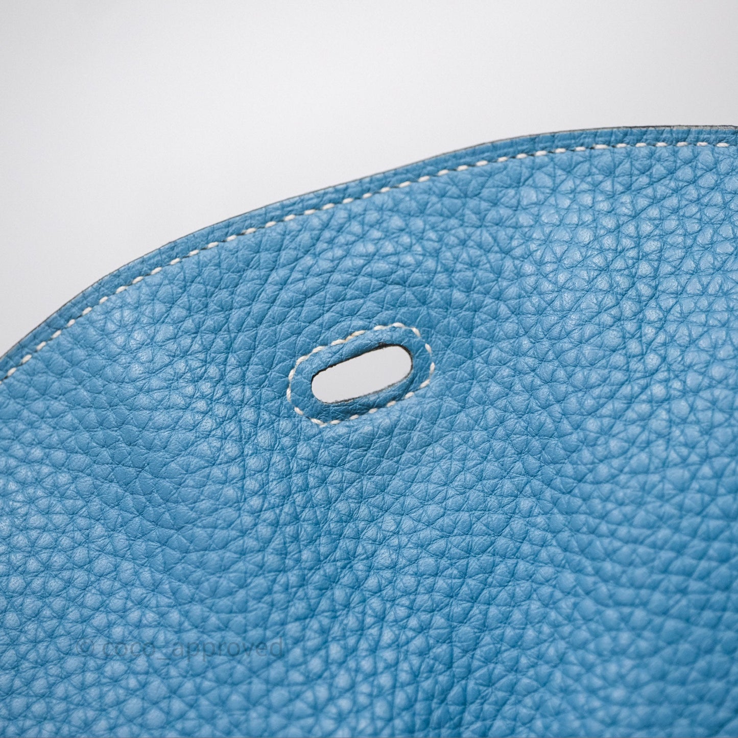 Hermès Lindy 30 Bleu Jean 75 Clemence Palladium Hardware