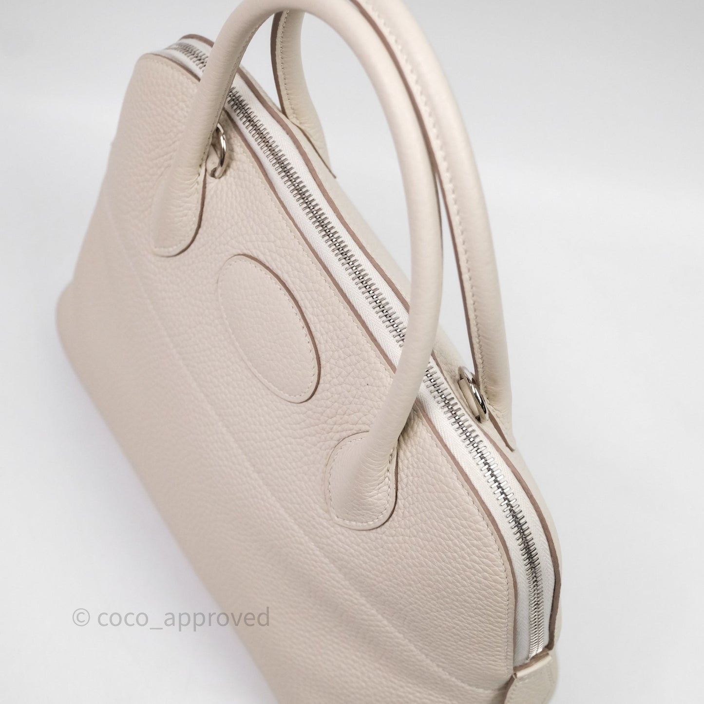 Hermes Bolide 31 Clemence Craie 10 Palladium Hardware