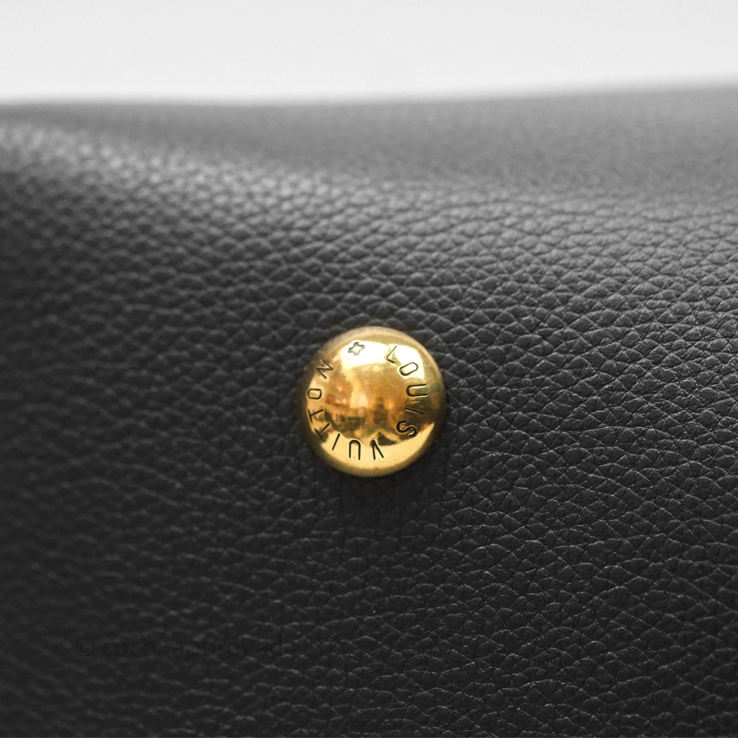 Louis Vuitton Low Key Hobo MM Black Grained Calfskin