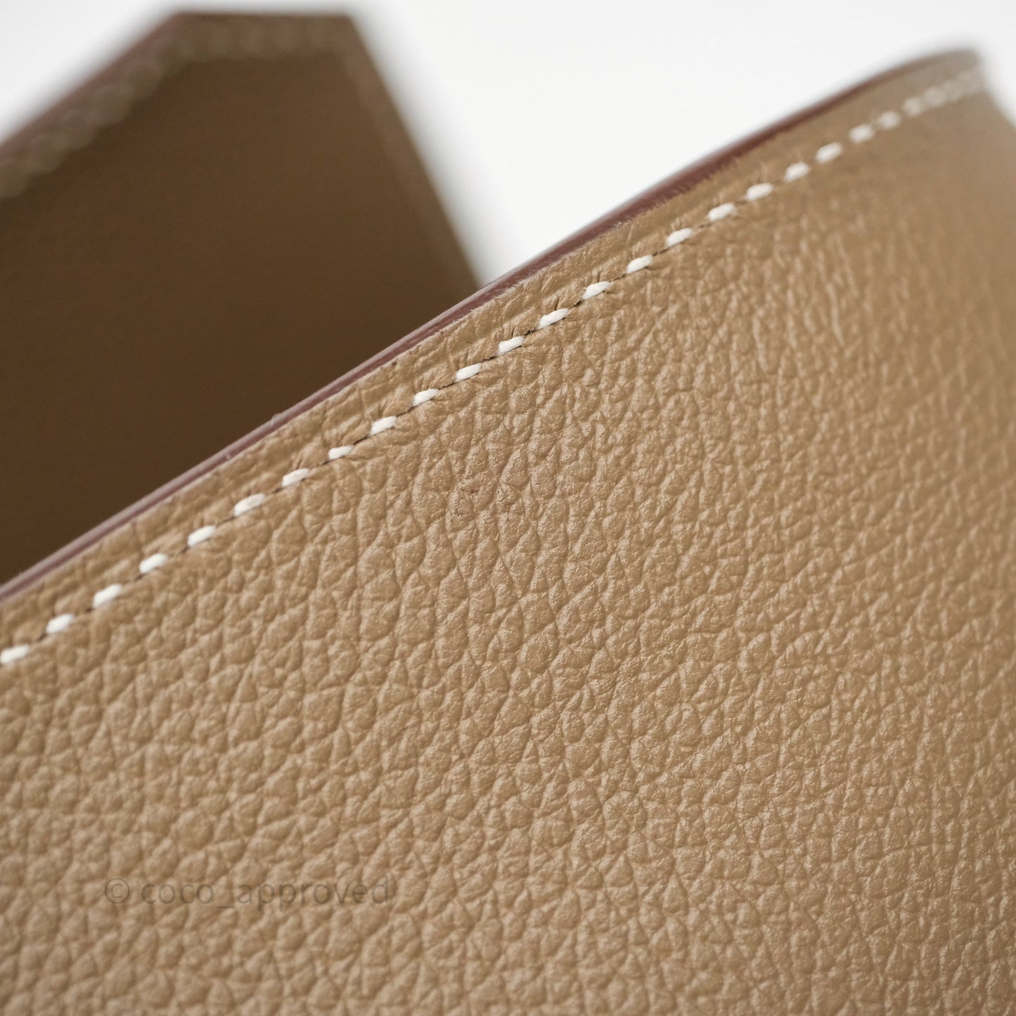 Hermès Mini Jypsiere Etoupe 18 Evercolor Gold Hardware