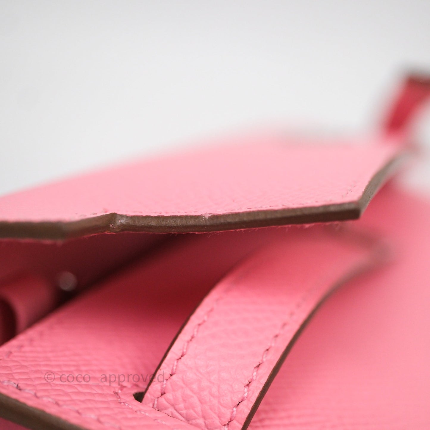 Hermès Kelly To Go Wallet Rose Confetti Epsom Palladium Hardware