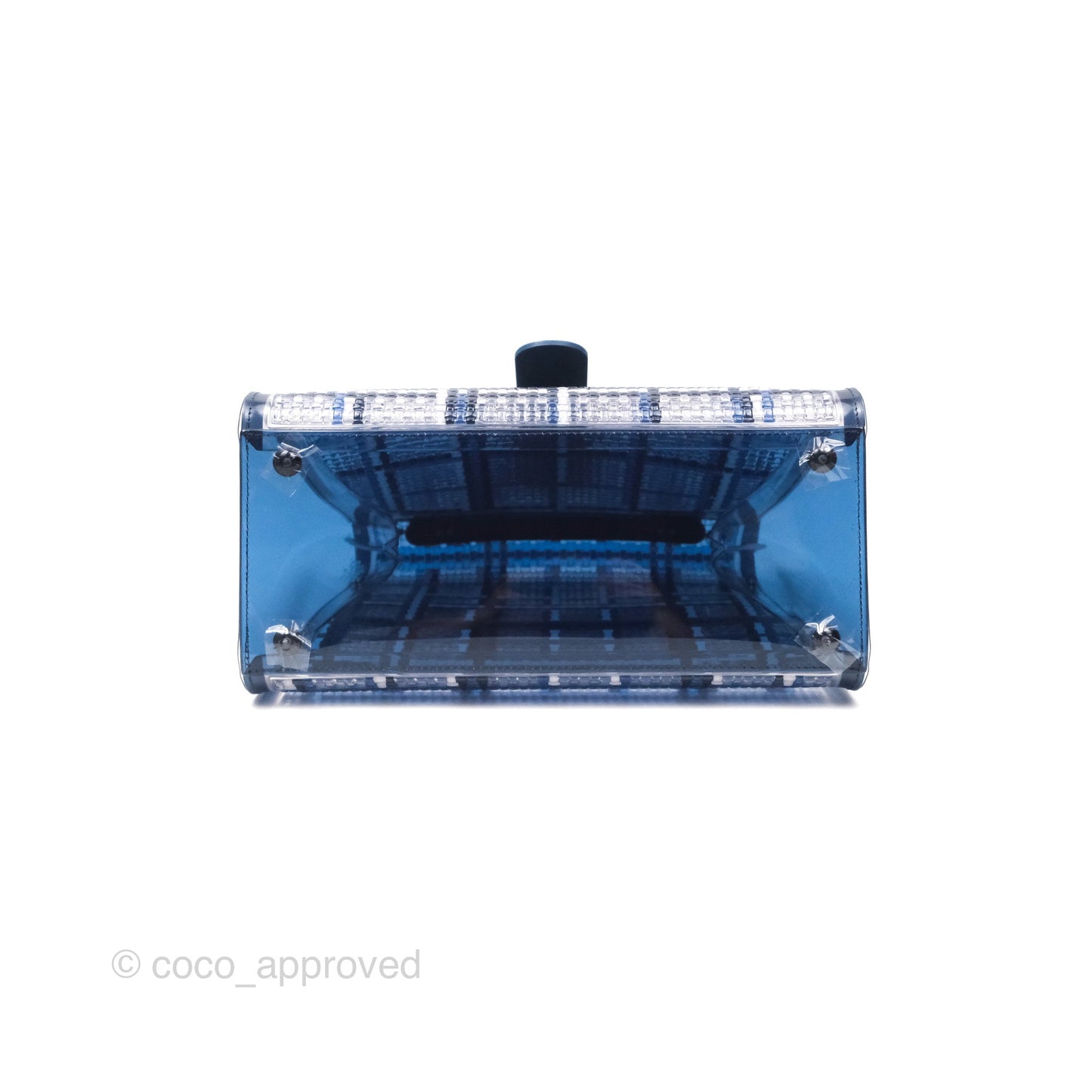 Delvaux Brillant MM Bag PVC Navy