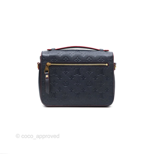 Louis Vuitton Empreinte Pochette Metis Marine Rouge