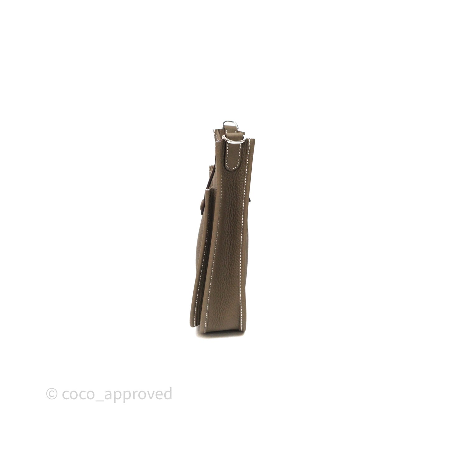 Hermès Evelyne 23 Etoupe 18 Clemence Palladium Hardware