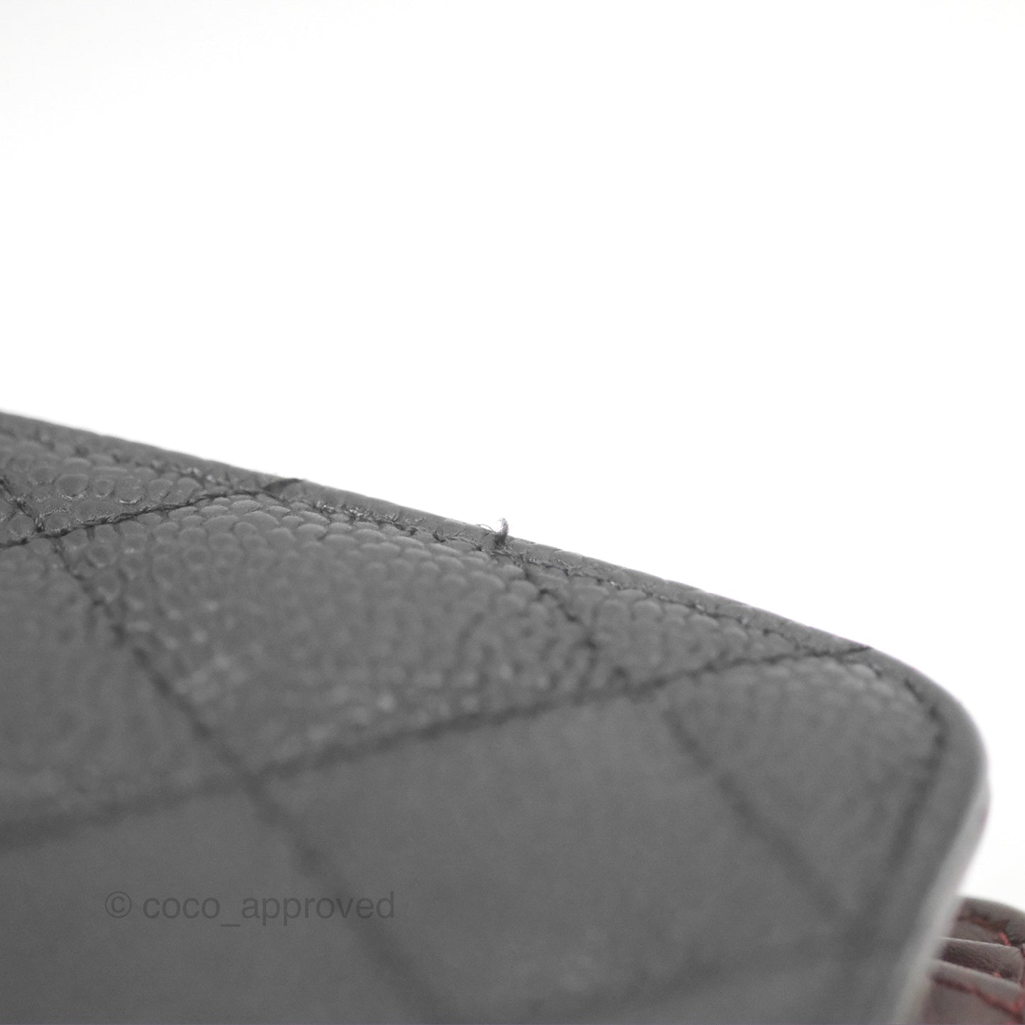Chanel Classic Quilted Long Wallet Black Caviar Gold Hardware