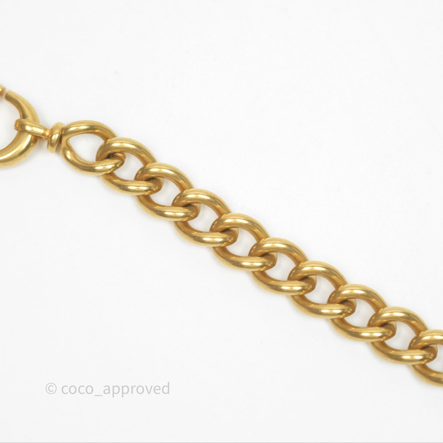 Christian Dior Petit CD Choker Necklace Gold Tone