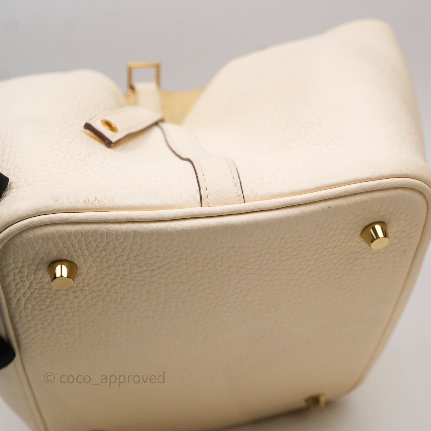 Hermès Picotin 22 Nata I2 Clemence Gold Hardware