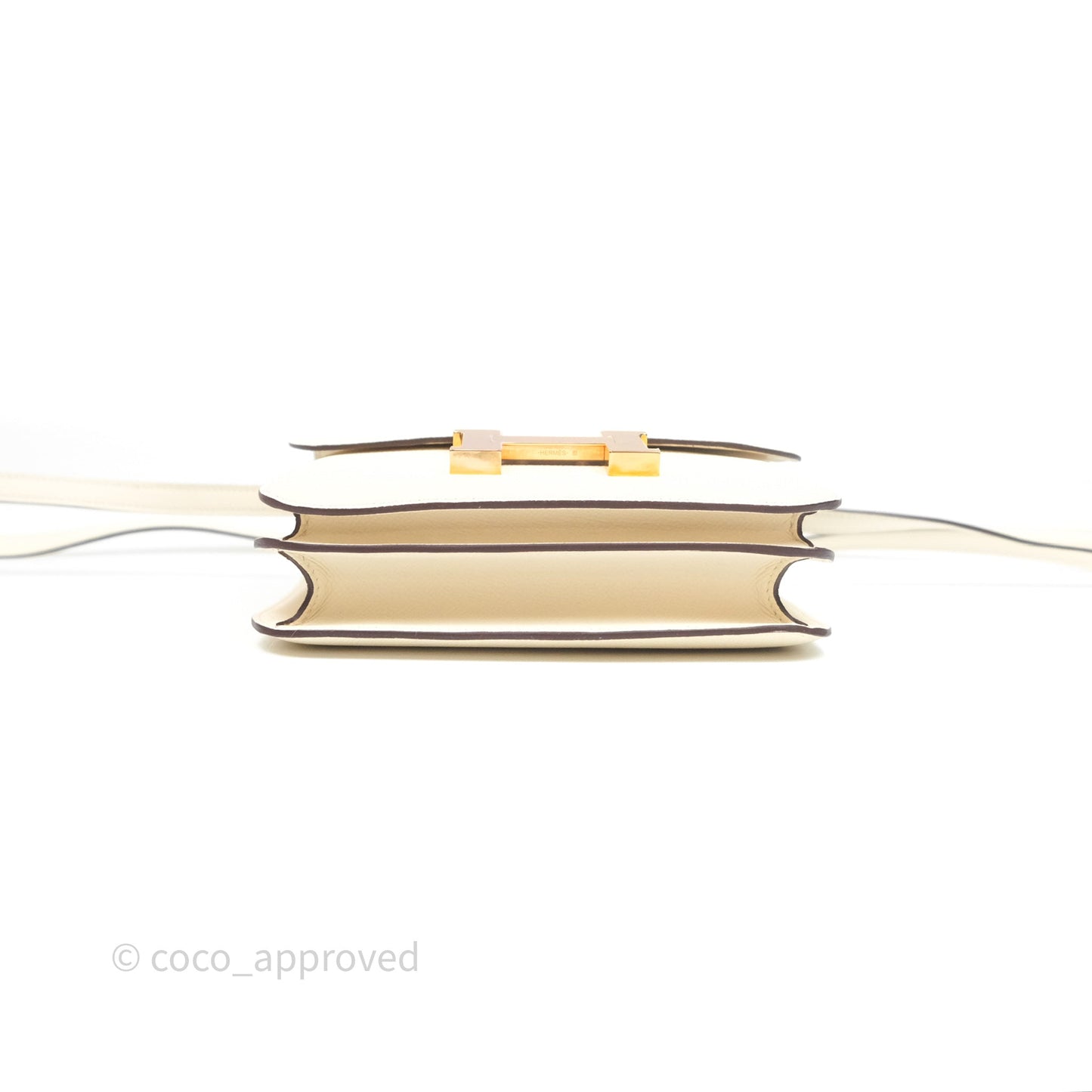 Hermès Constance Mini 18cm Nata I2 Epsom Gold Hardware