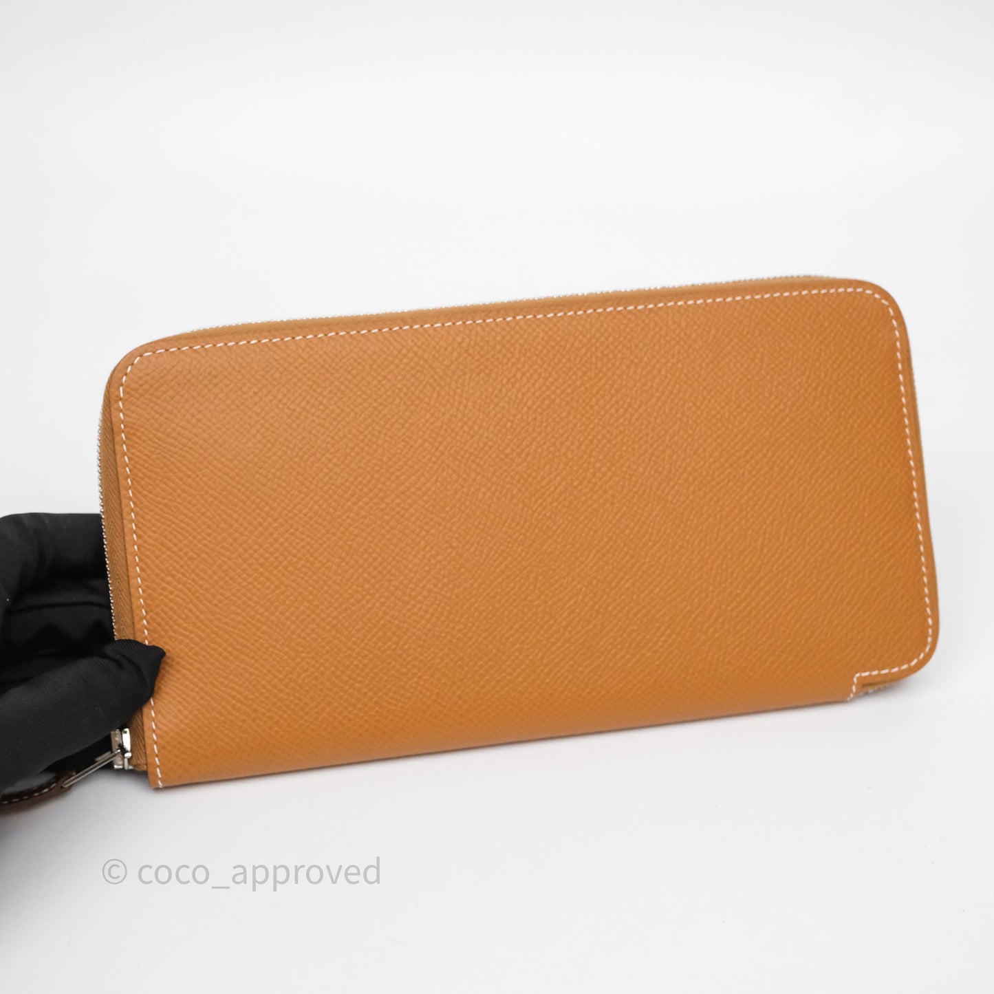 Hermès Silk In Classique Long Wallet Gold Epsom