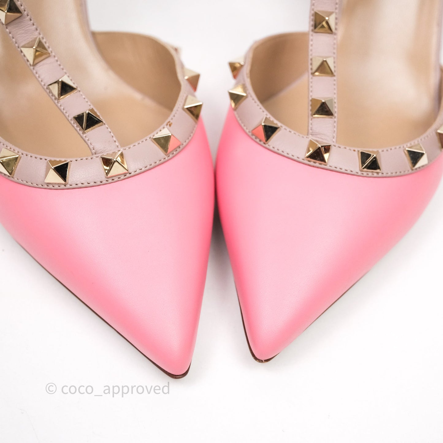 Valentino Garavani Rockstud Caged Pumps Purple Pink Size 39