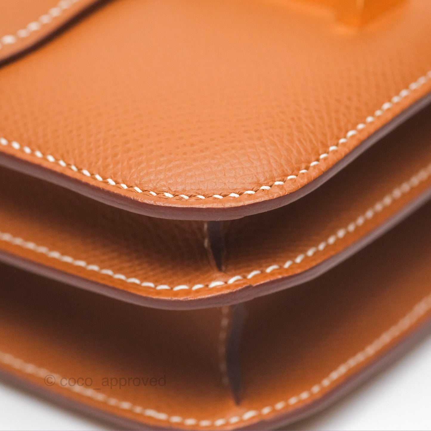 Hermès Constance Mini 18 Gold Epsom Gold Hardware
