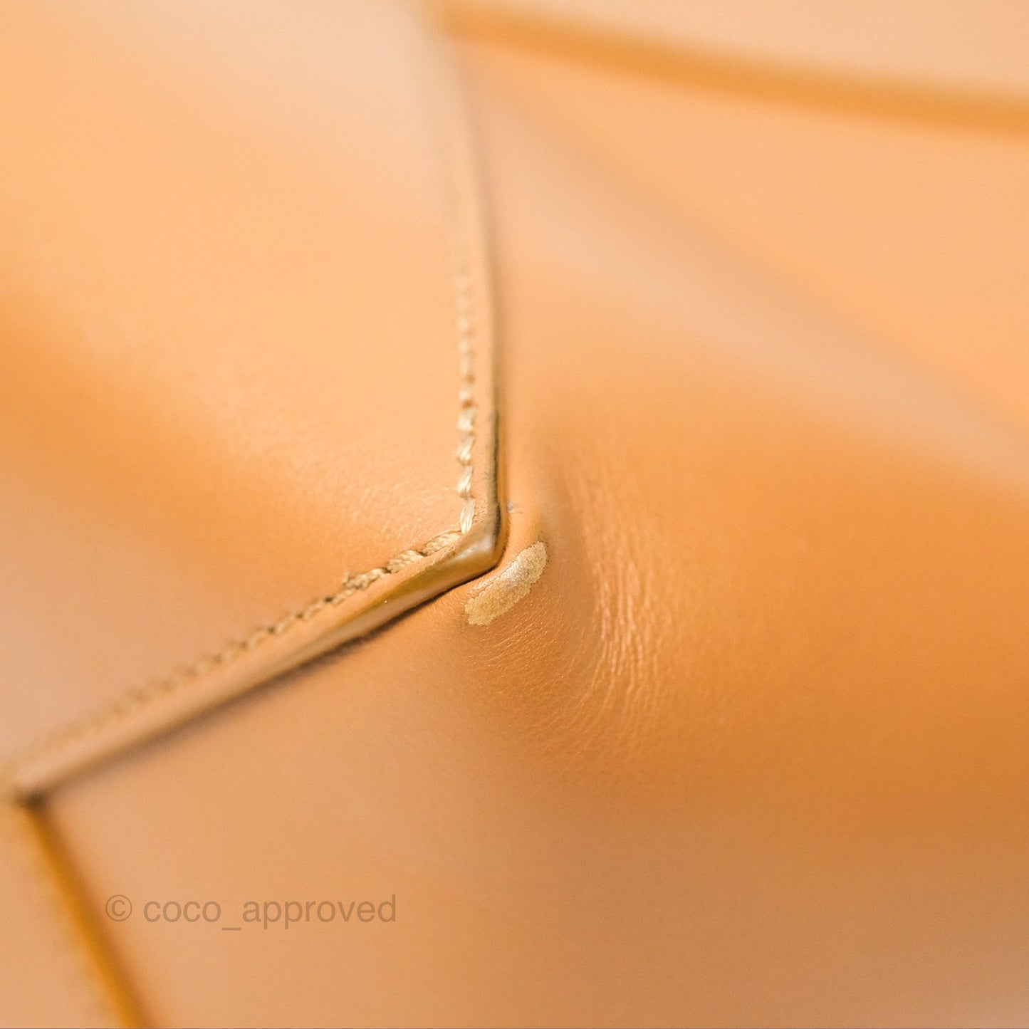 Loewe Mini Puzzle Fold Tote In Shiny Calfskin Warm Desert