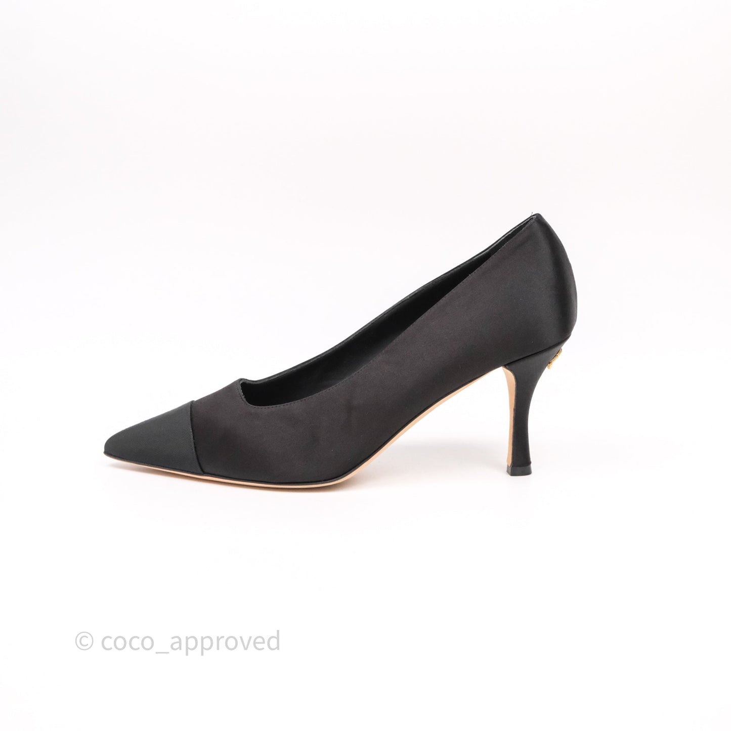 Chanel Classic Heels CC Black Size 39