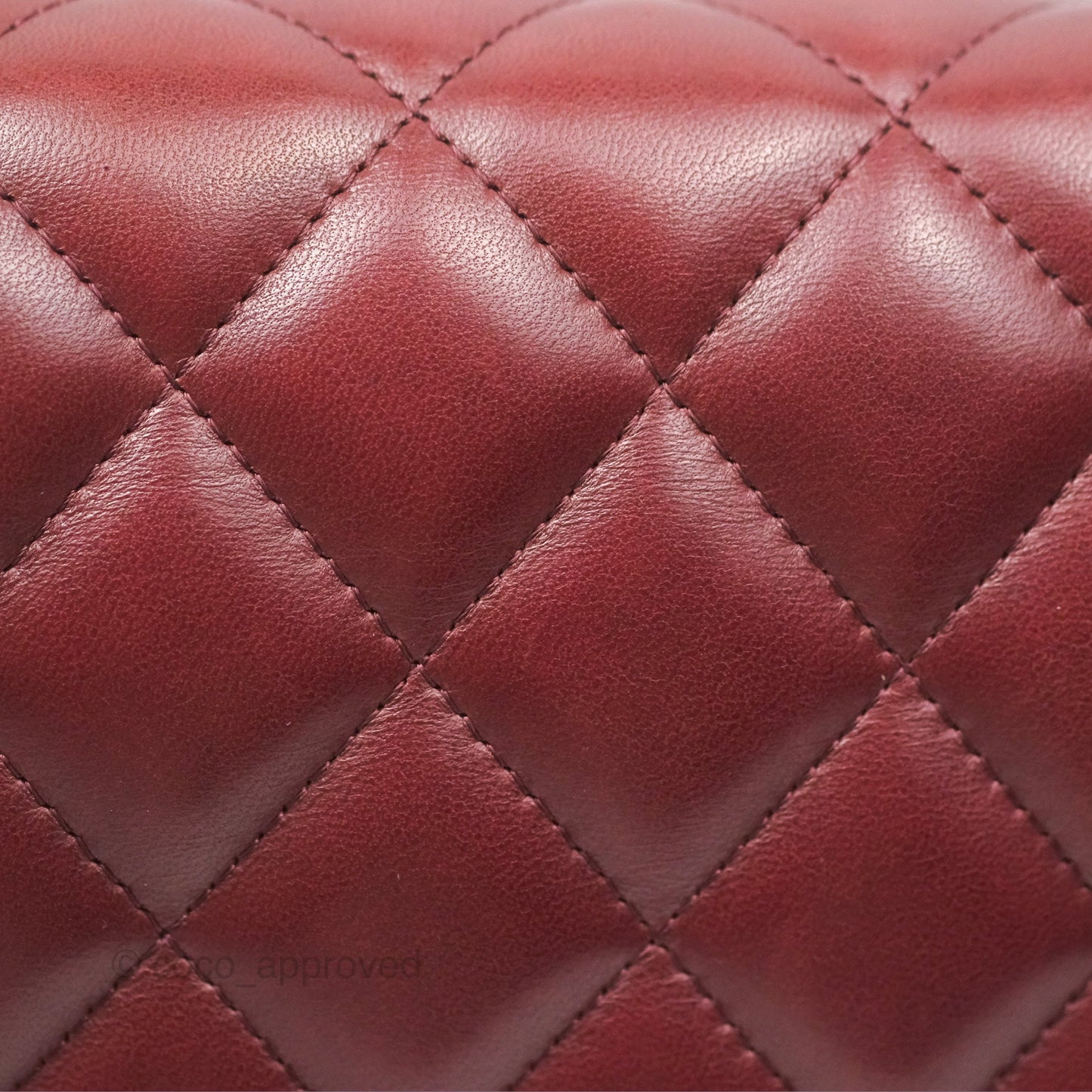 Chanel Jumbo Double Flap Burgundy Lambskin Gold Hardware