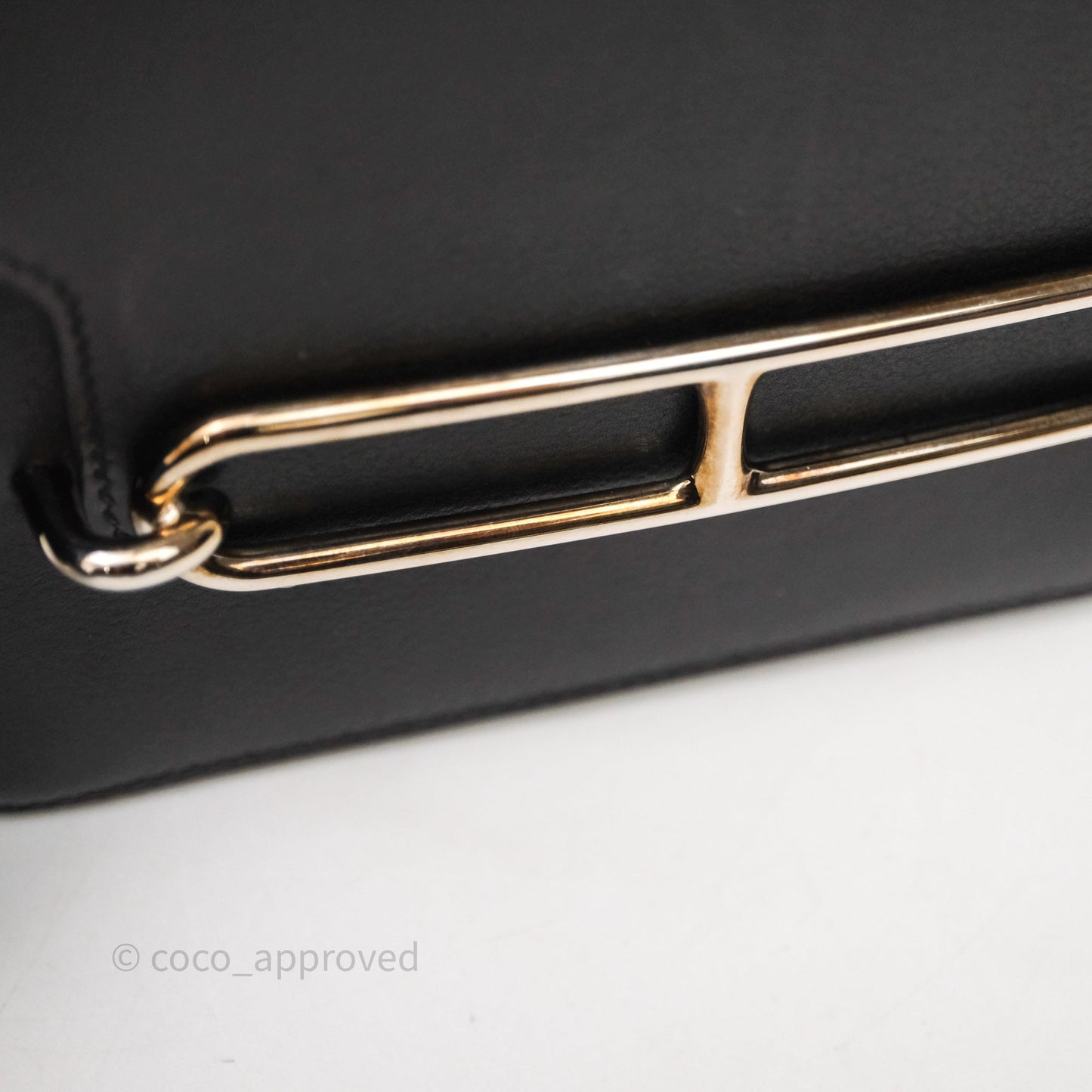 Hermès Roulis Mini 18 Black Noir 89 Palladium Hardware