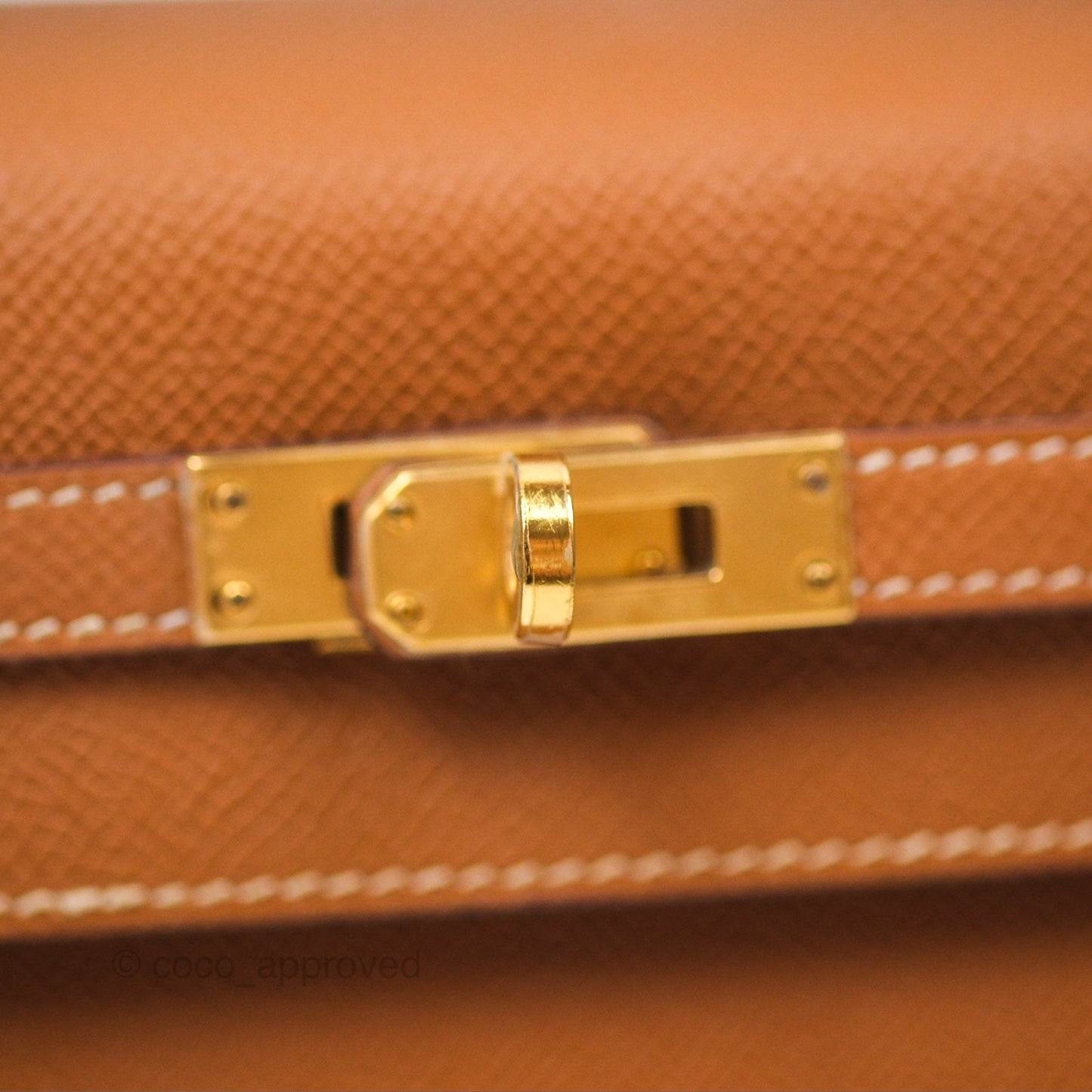 Hermès Kelly 25 Sellier Gold 37 Epsom Gold Hardware