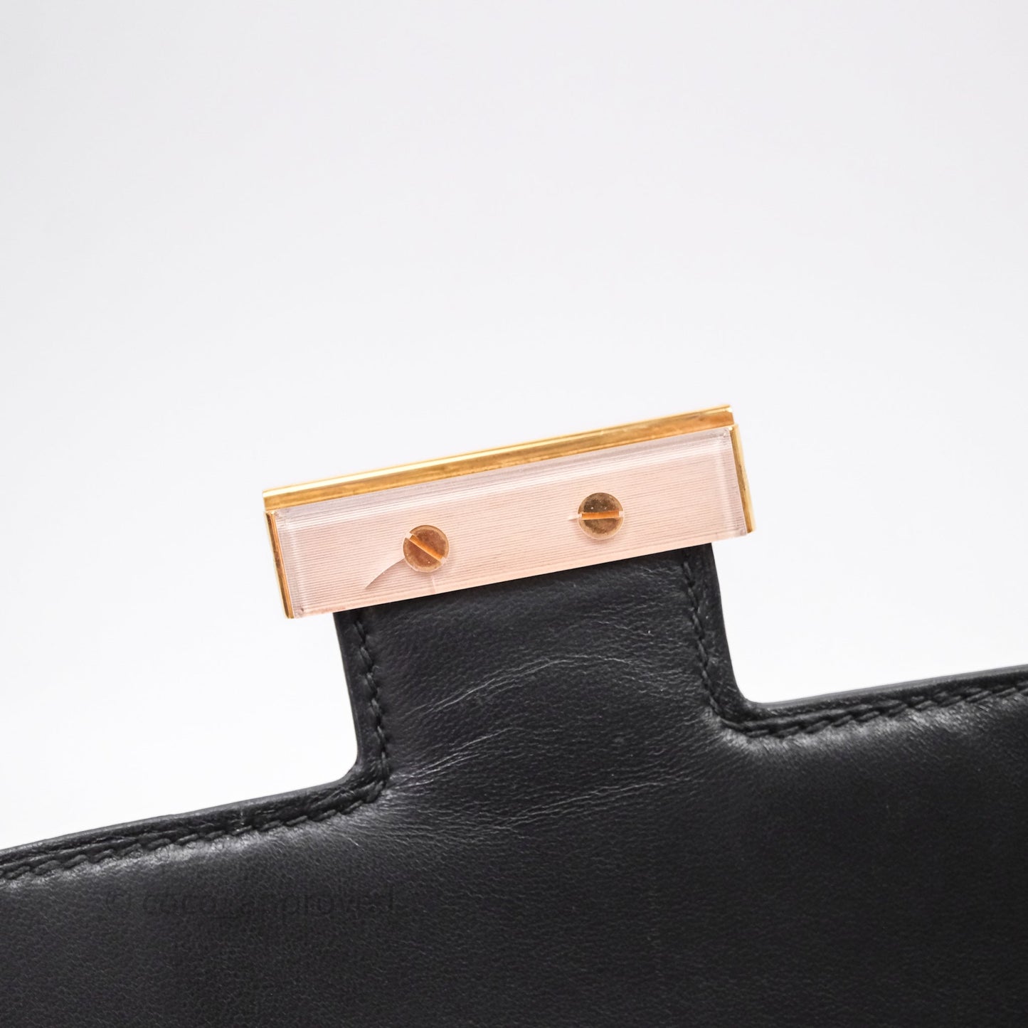 Hermès Constance 24 Noir 89 Epsom Gold Hardware